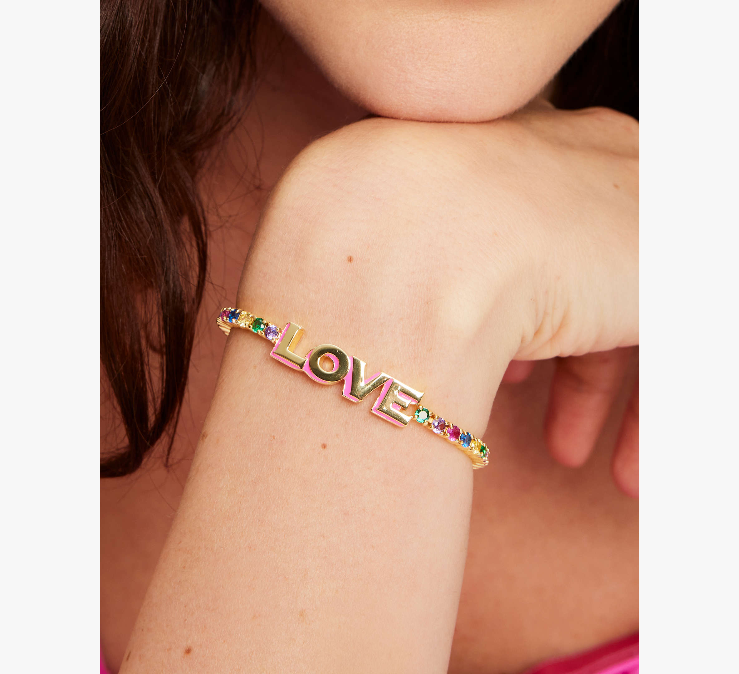 Like Magic Love Tennis Bracelet