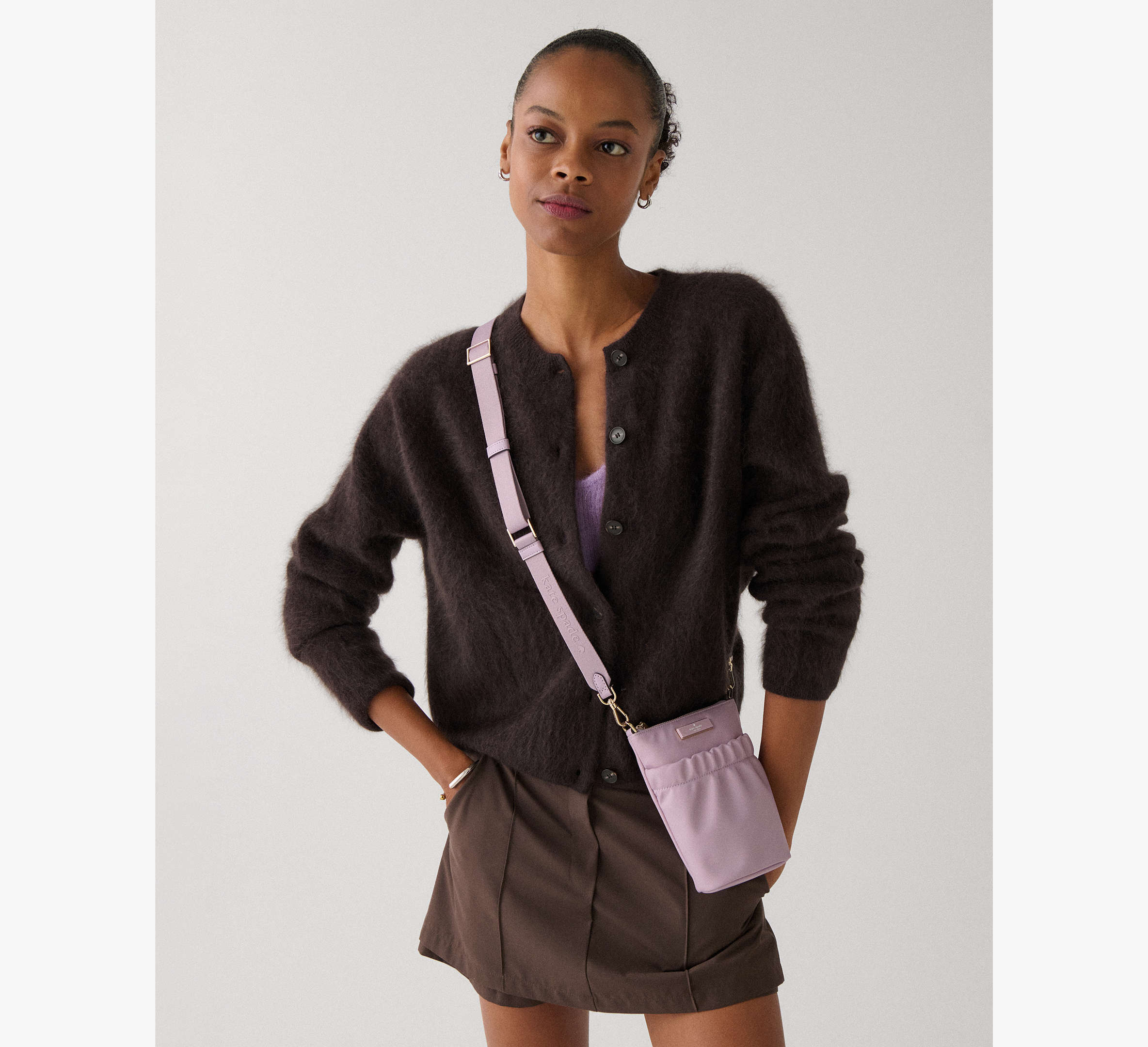 Carter Nylon Phone Crossbody Bag