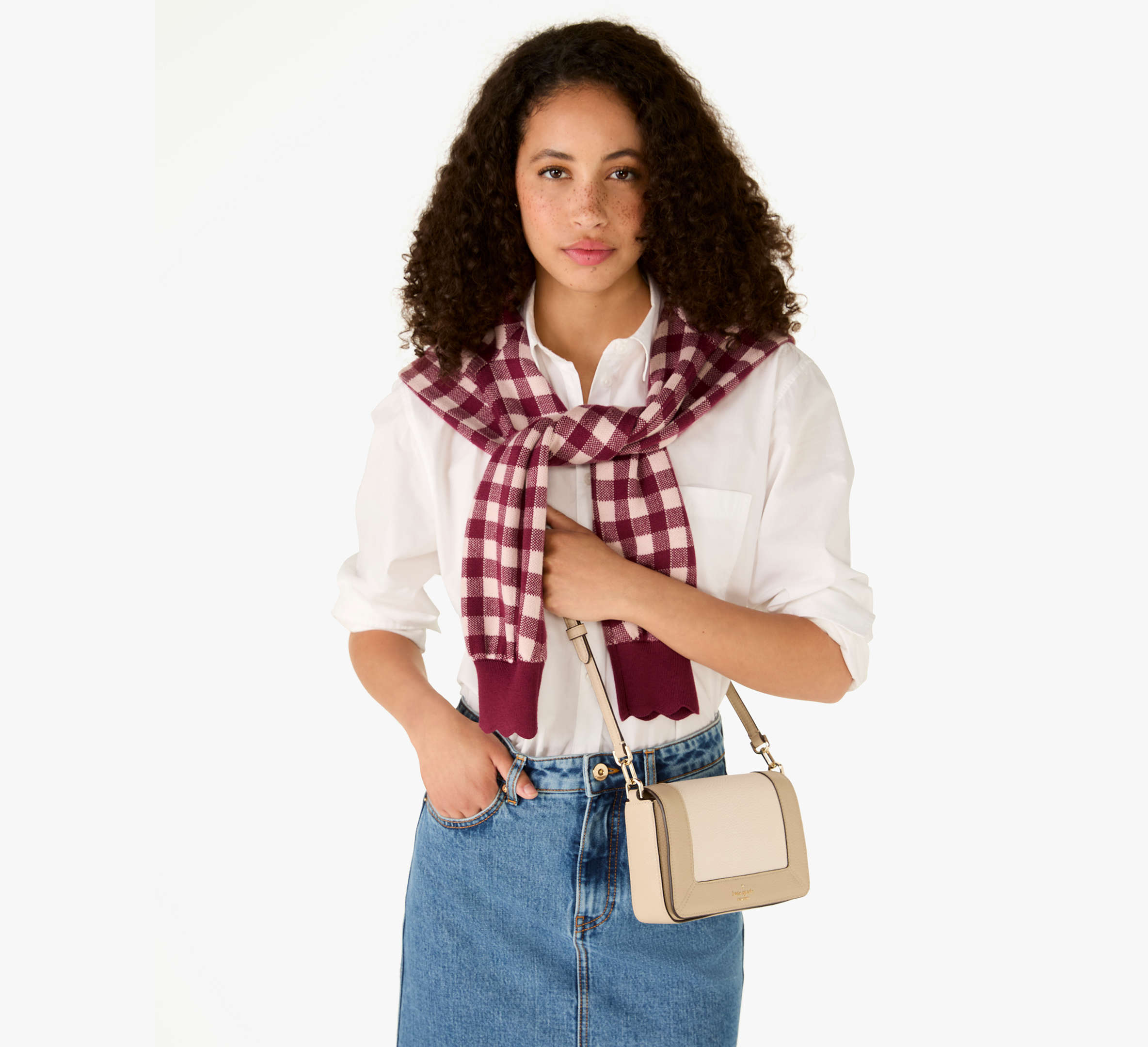 Lena Colorblock Mini Flap Crossbody