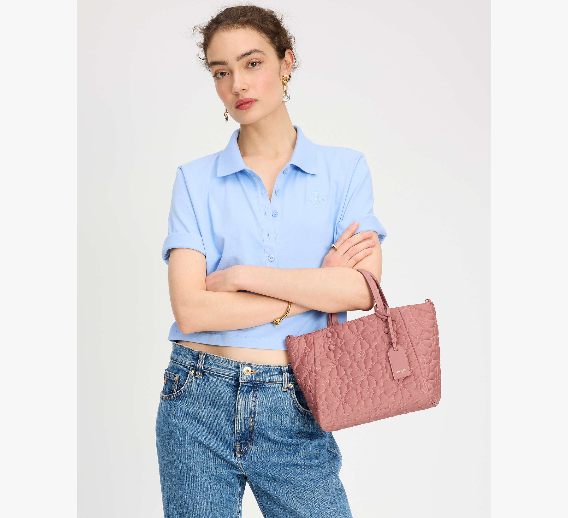 Tilly Quilted Small Tote Bag