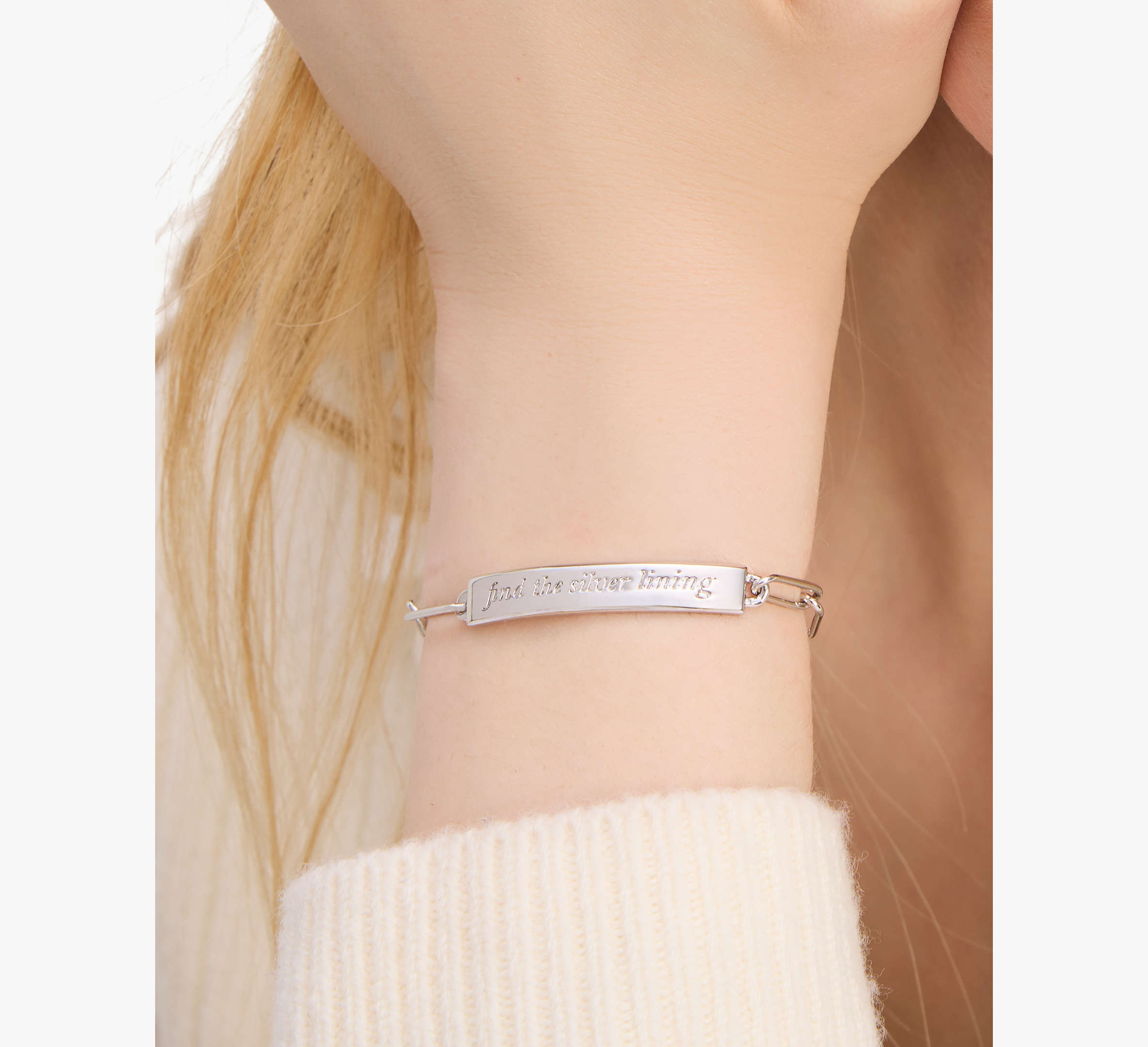Silver Lining Id Bracelet