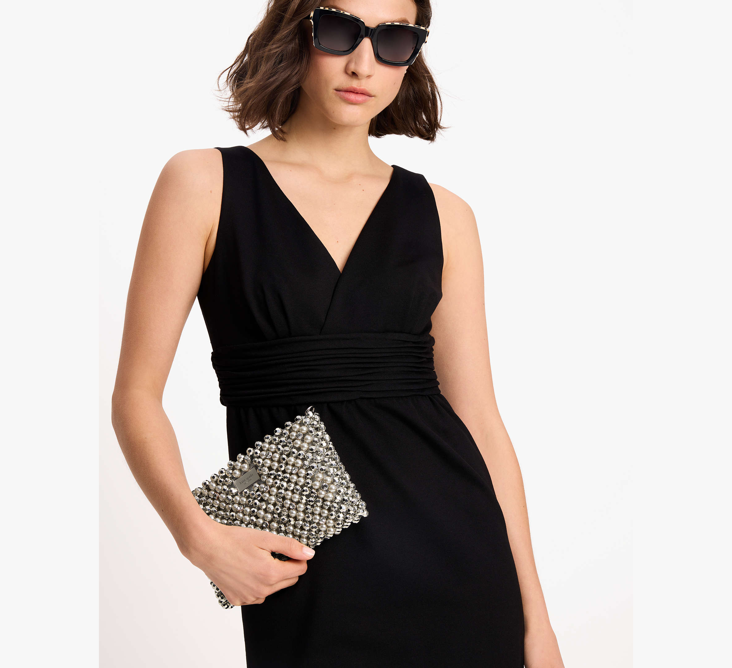 Kate Spade Purl Flower Beaded Mini Shoulder Bag
