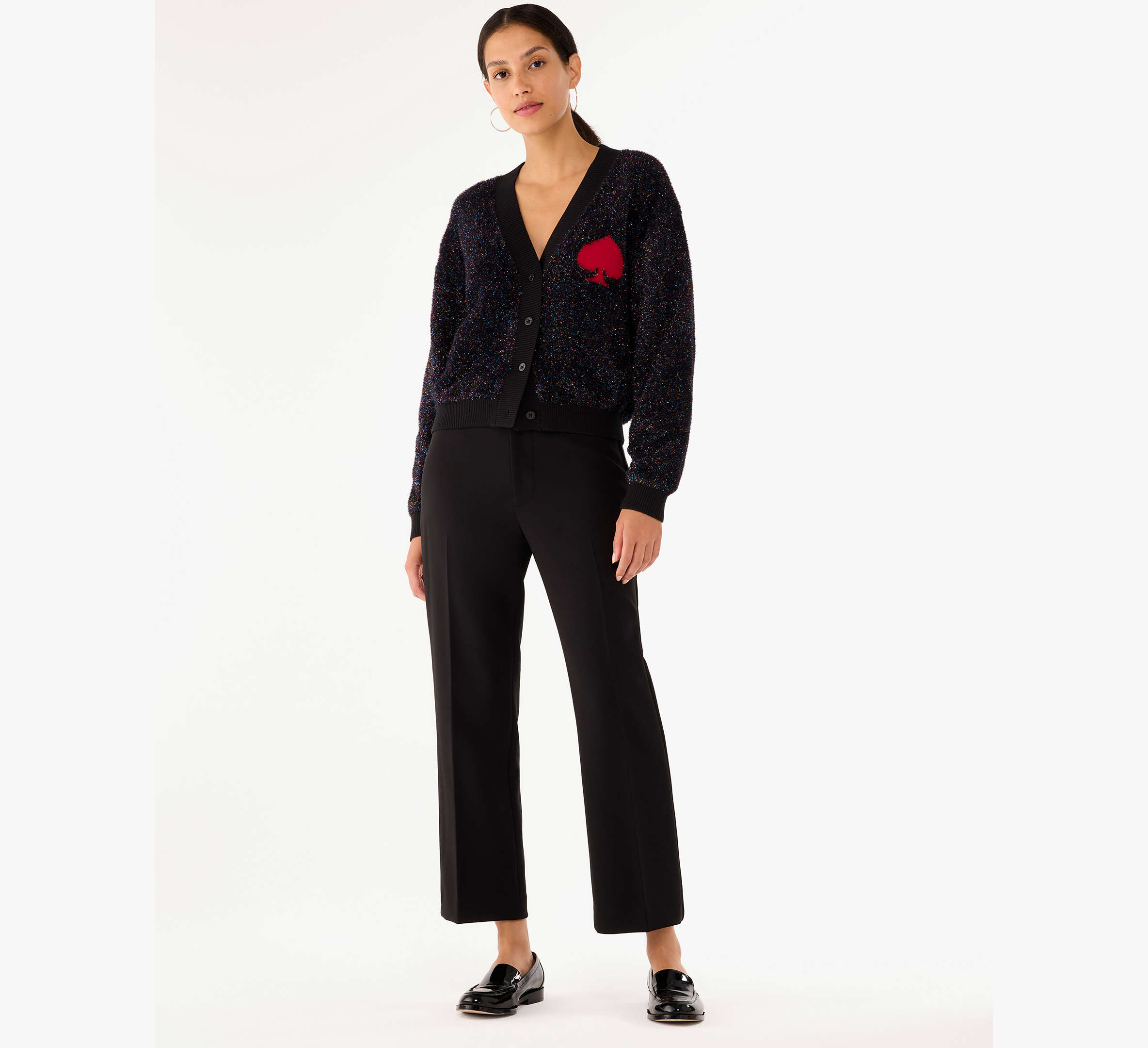 Spade Logo Sparkle Cardigan