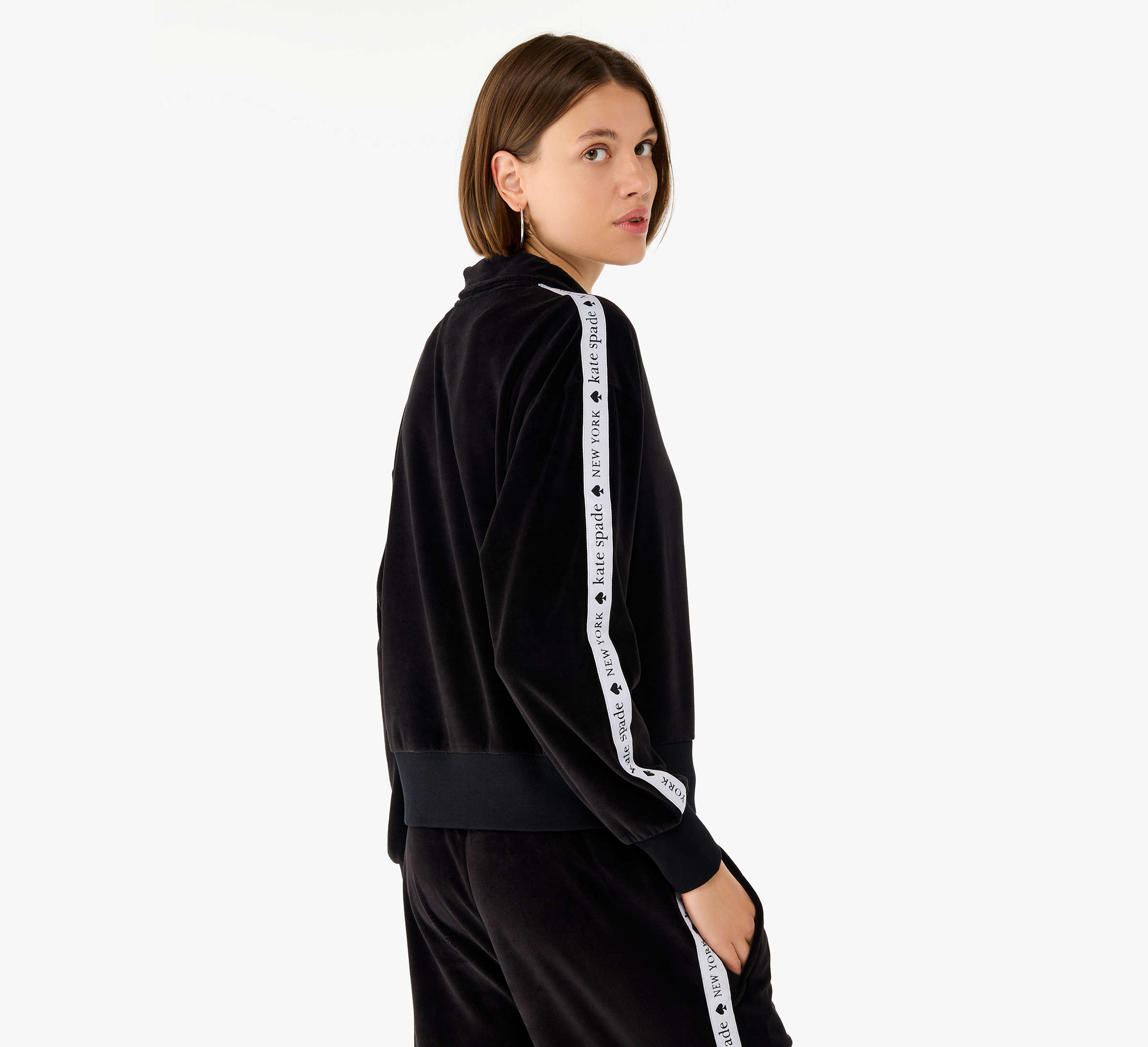 Logo Tape Half-zip Sweatshirt