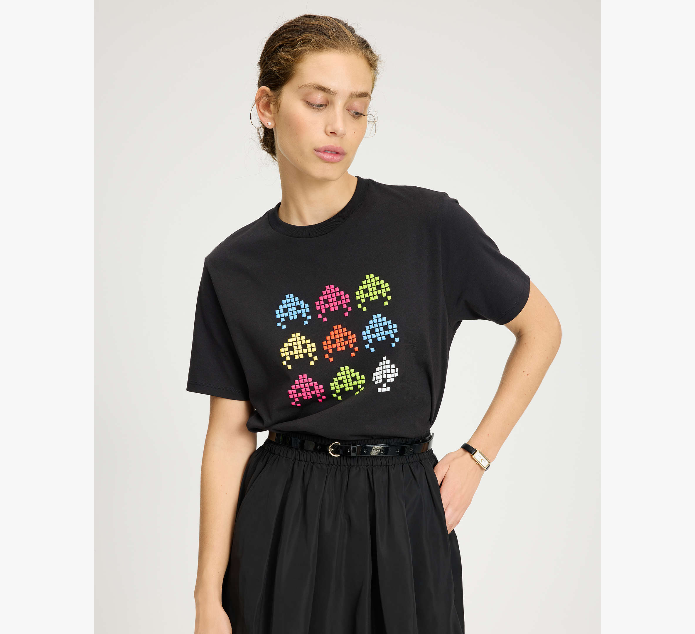 Space Invaders X Kate Spade New York Embellished Tee