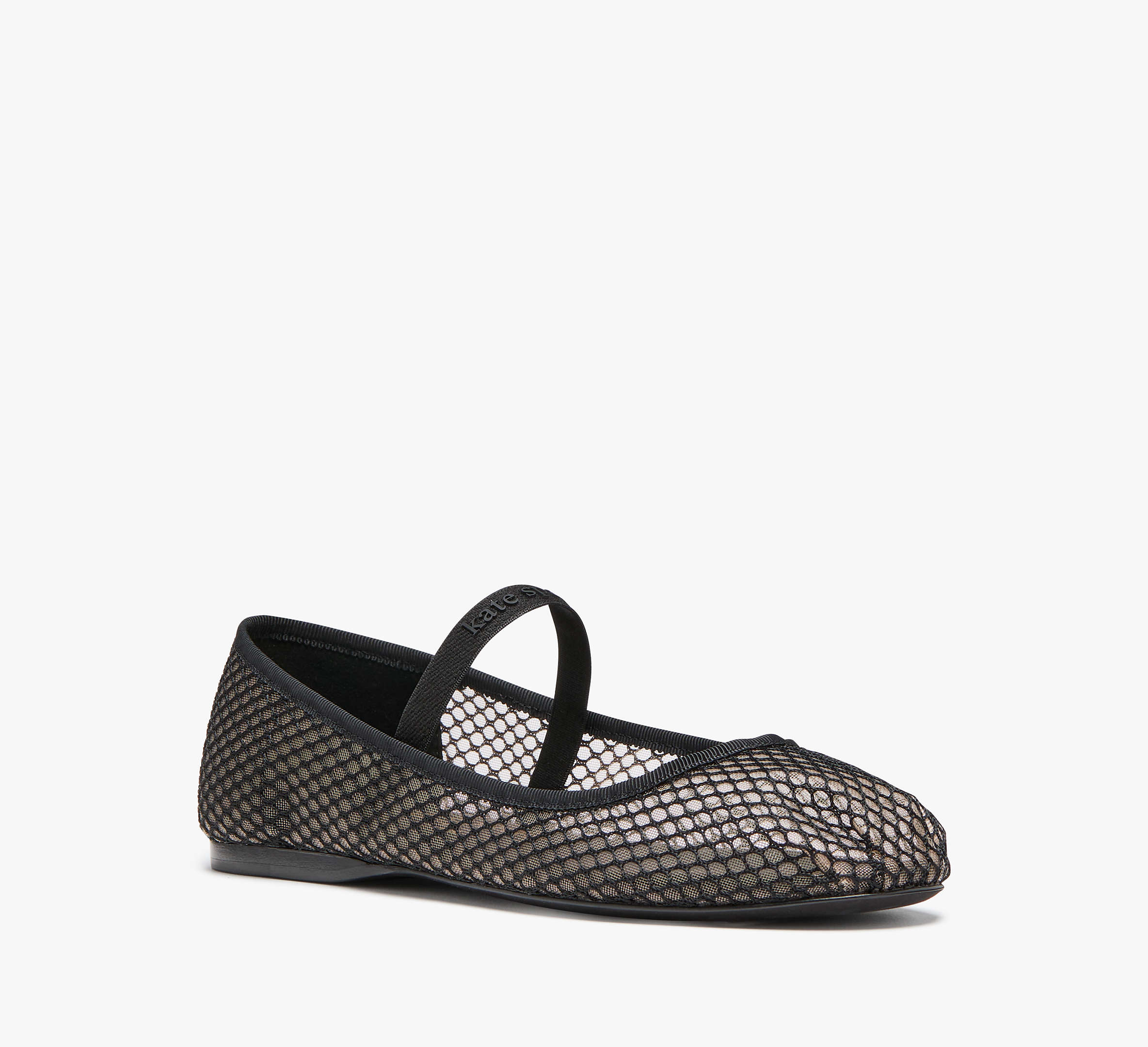 Riley Mesh Mary Jane Ballet Flats