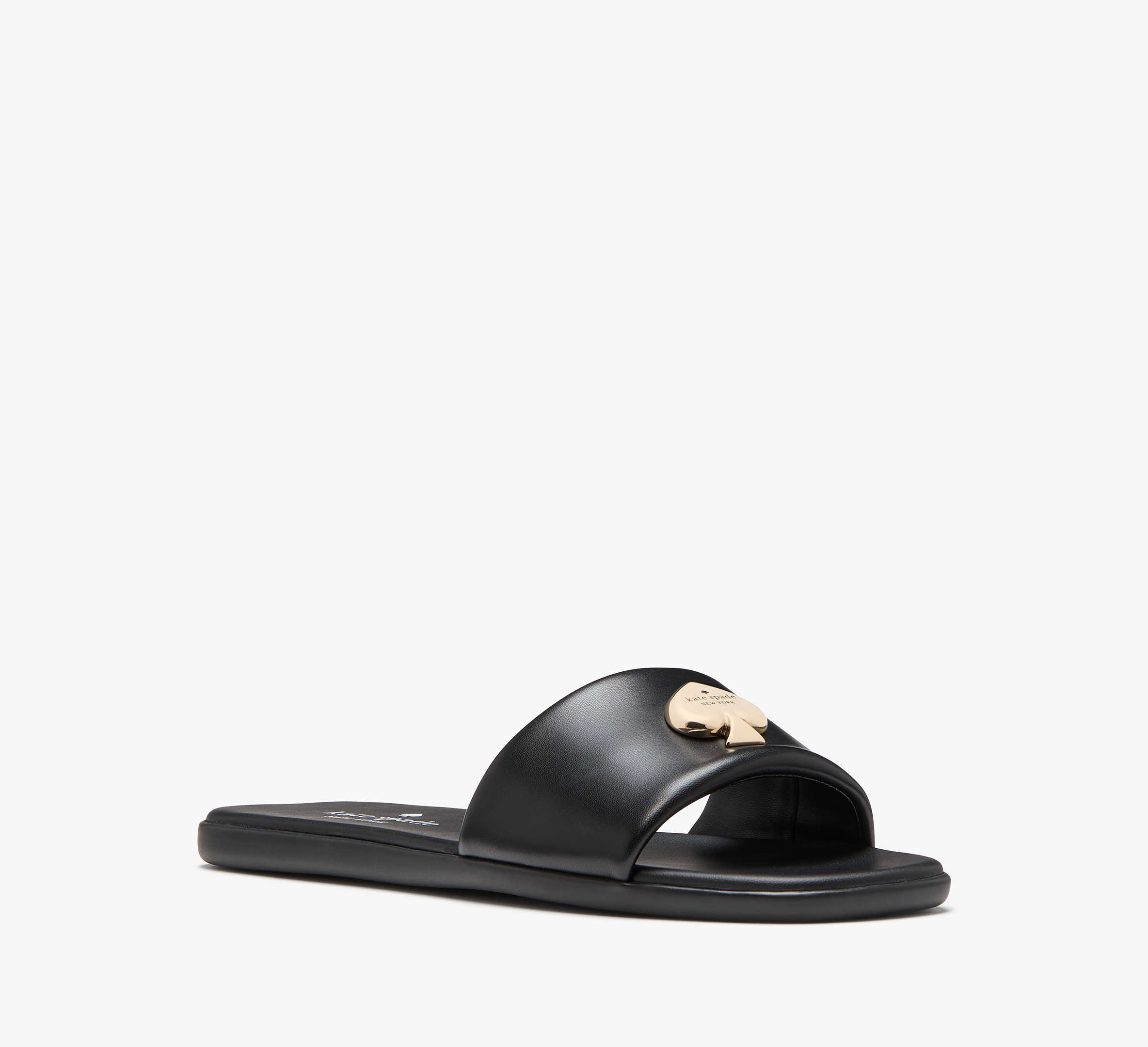 Kendall Smooth Leather Slide Sandal