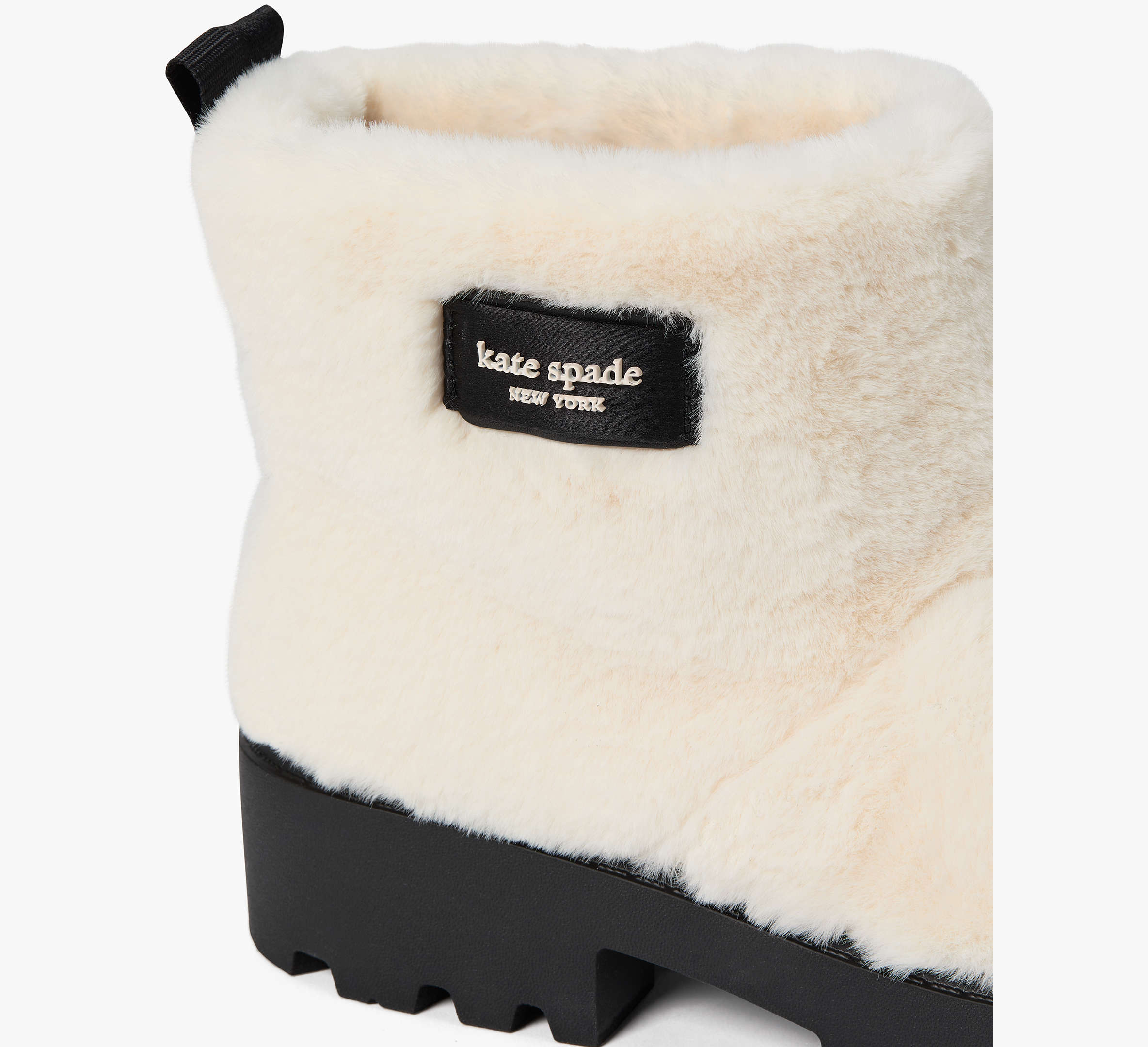 Kate Spade Puffed Faux Fur Pull-on Booties
