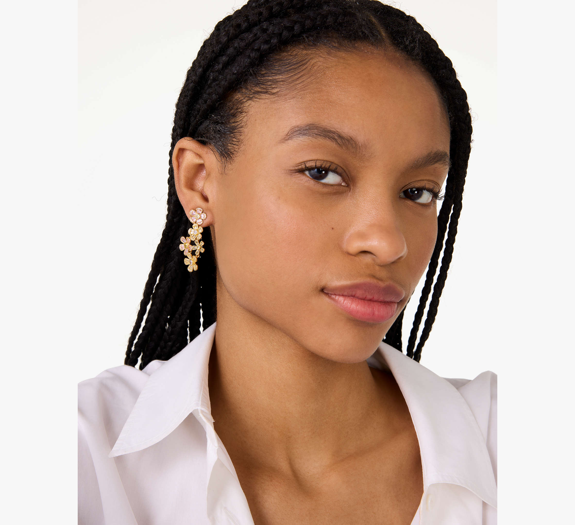 Fleurette Linear Earrings