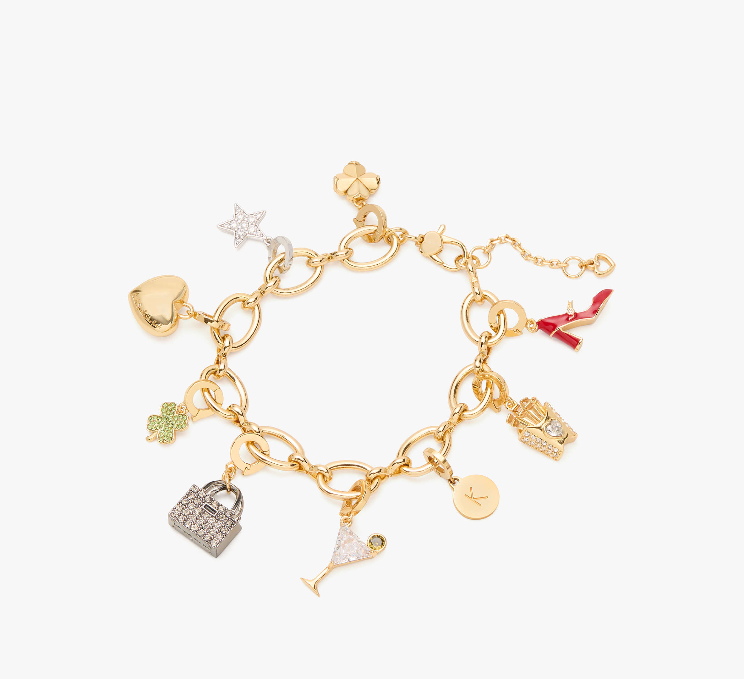 Kate Spade One In A Million Metal Heart Charm