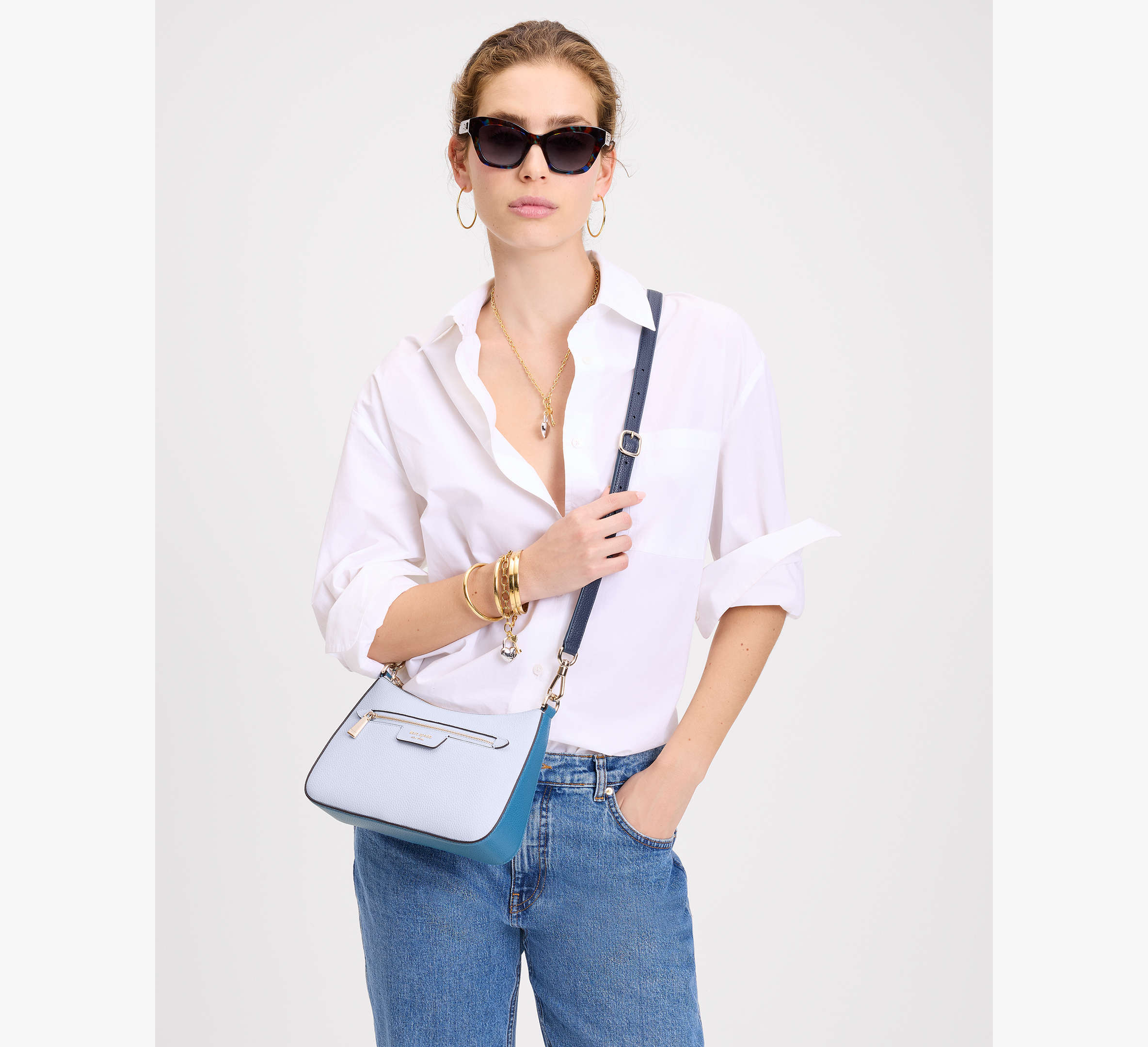 Hudson Colorblocked Convertible Crossbody