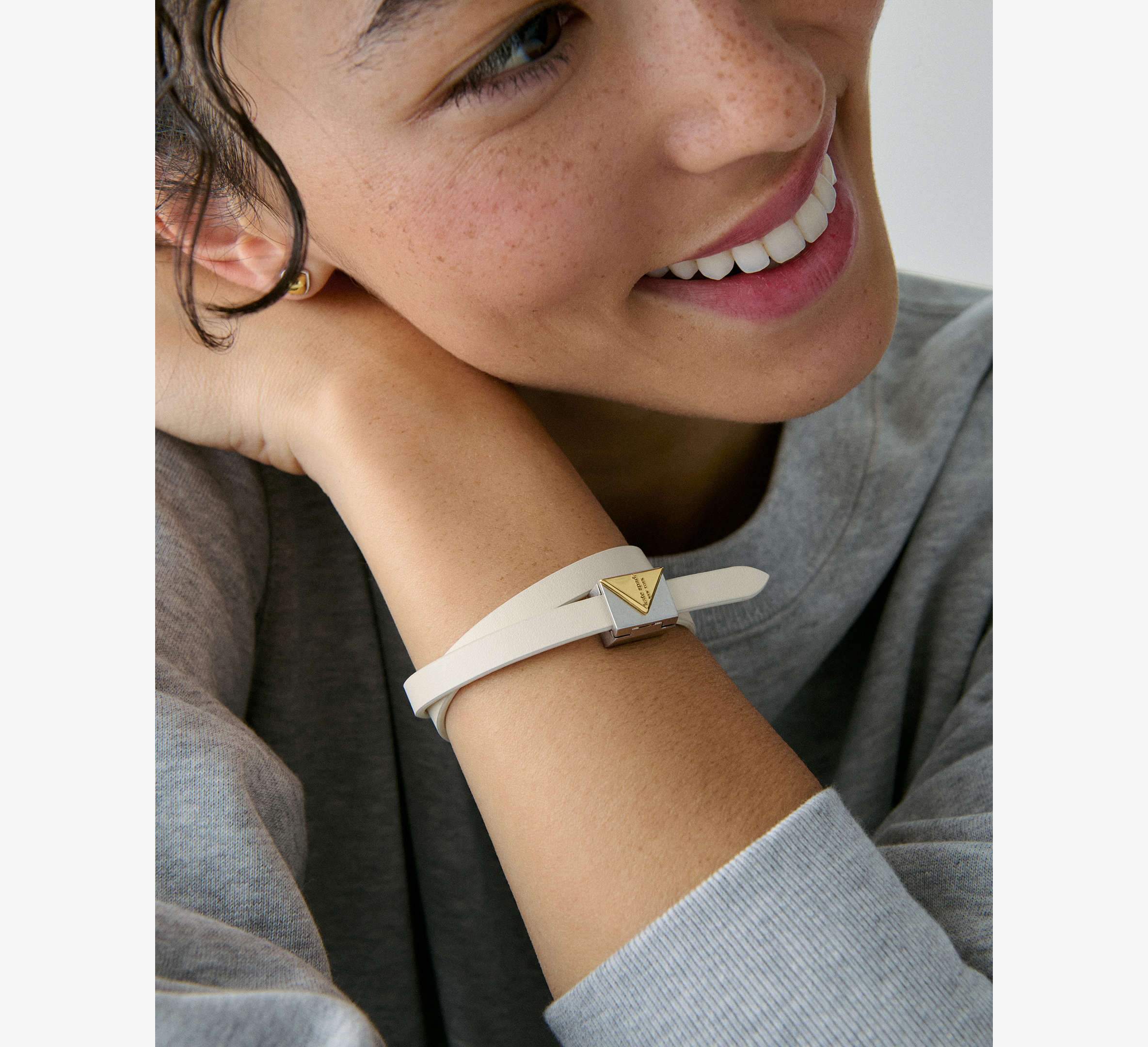 Deco Leather Wrap Bracelet