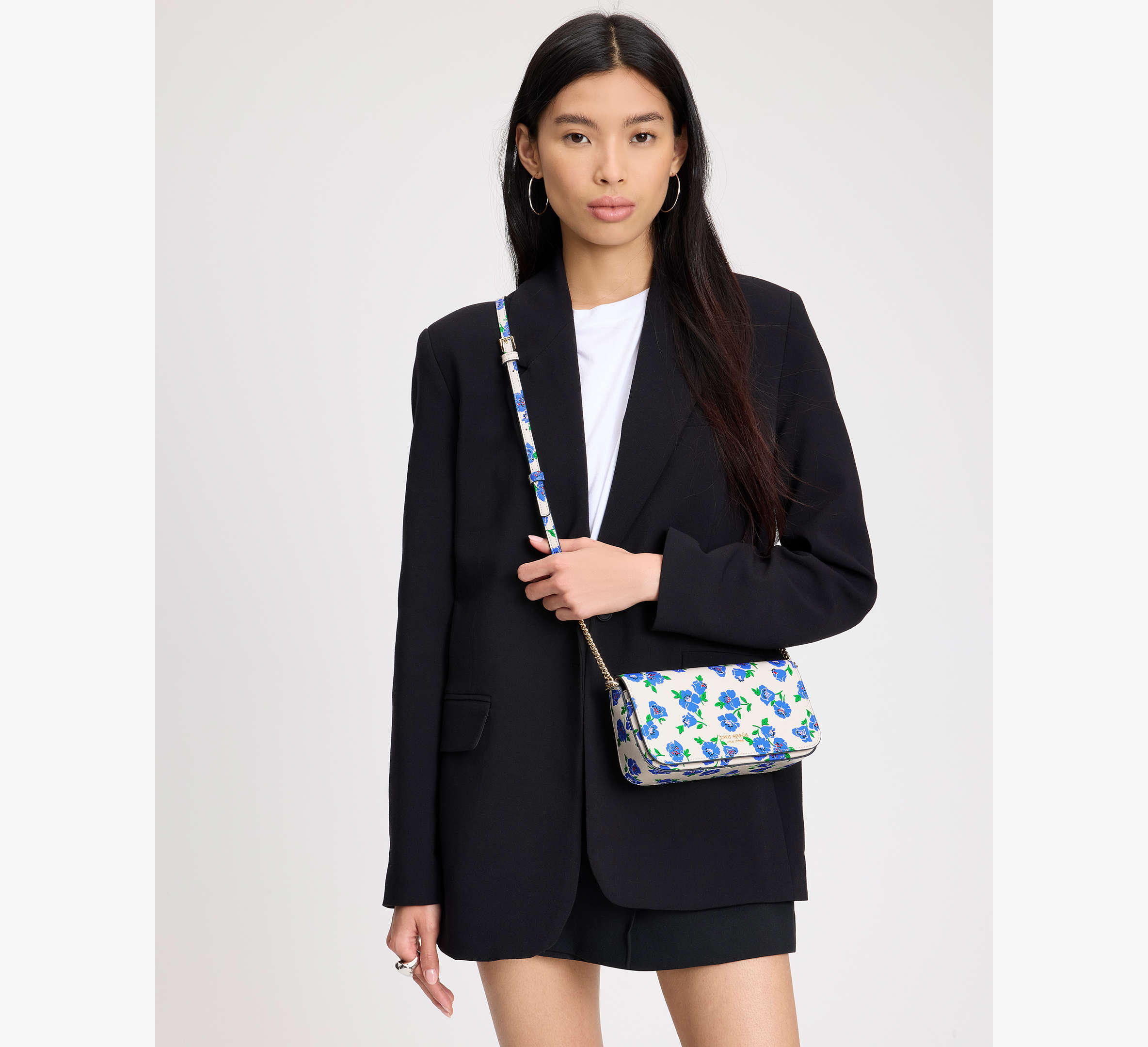 Devin Springtime Blooms Flap Chain Wallet