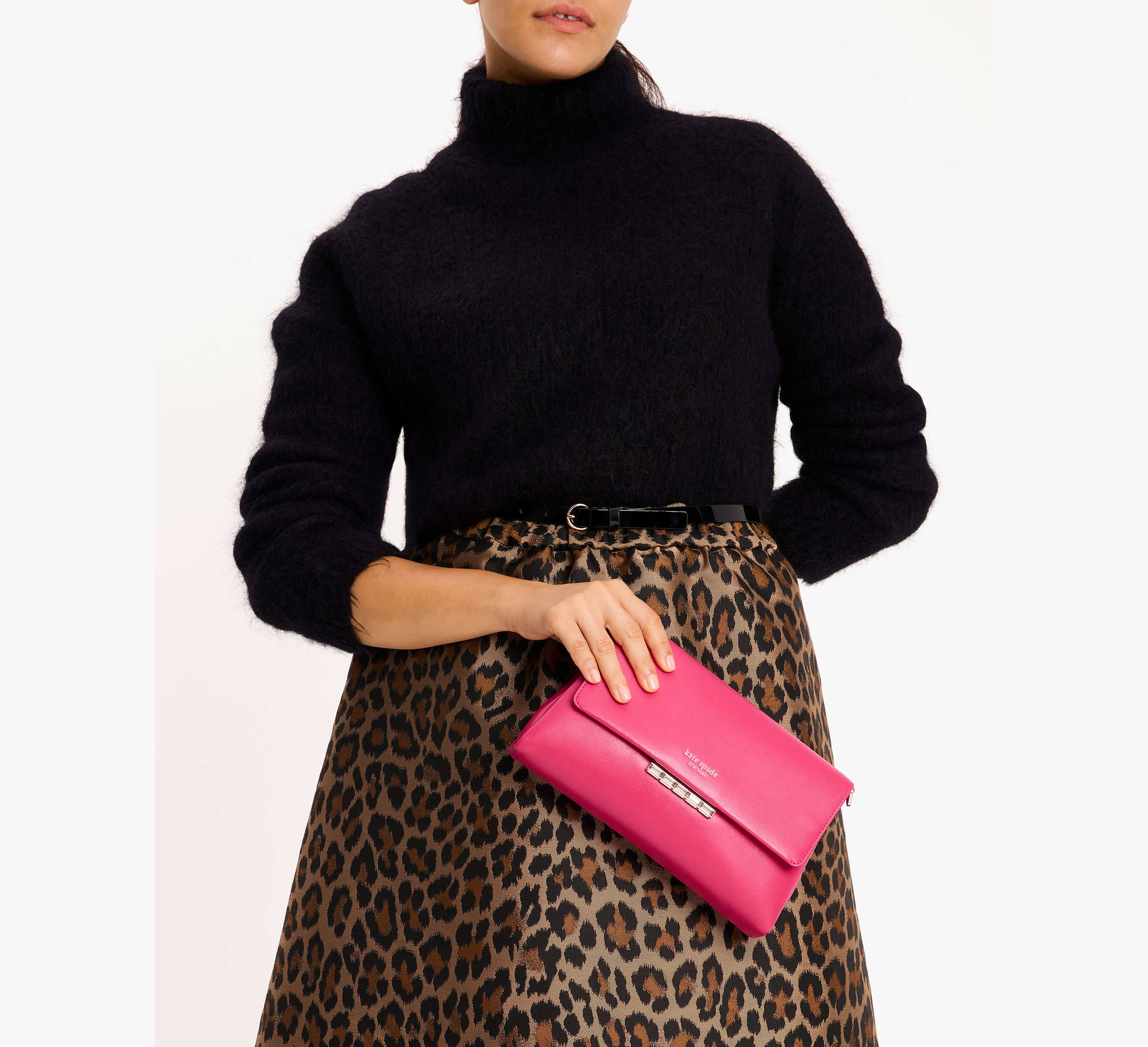 Grace Embellished Lock Clutch