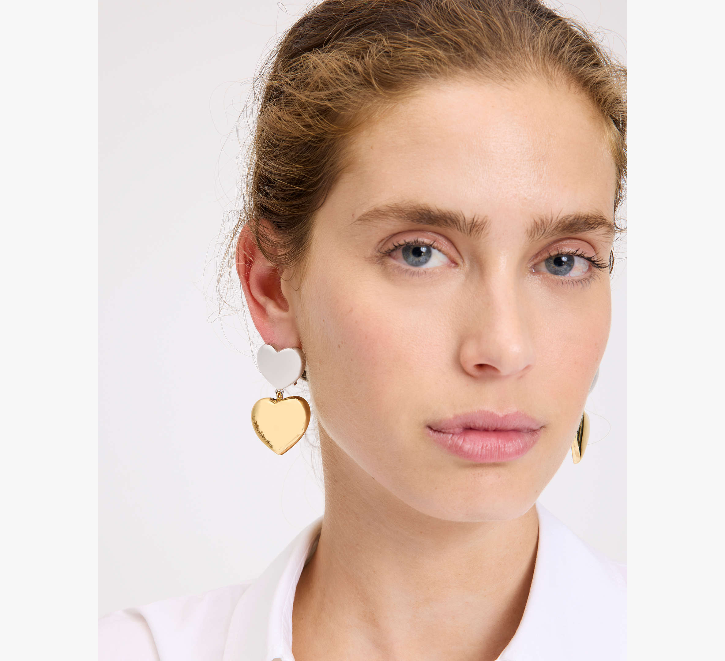 Heart You Double Drop Earrings