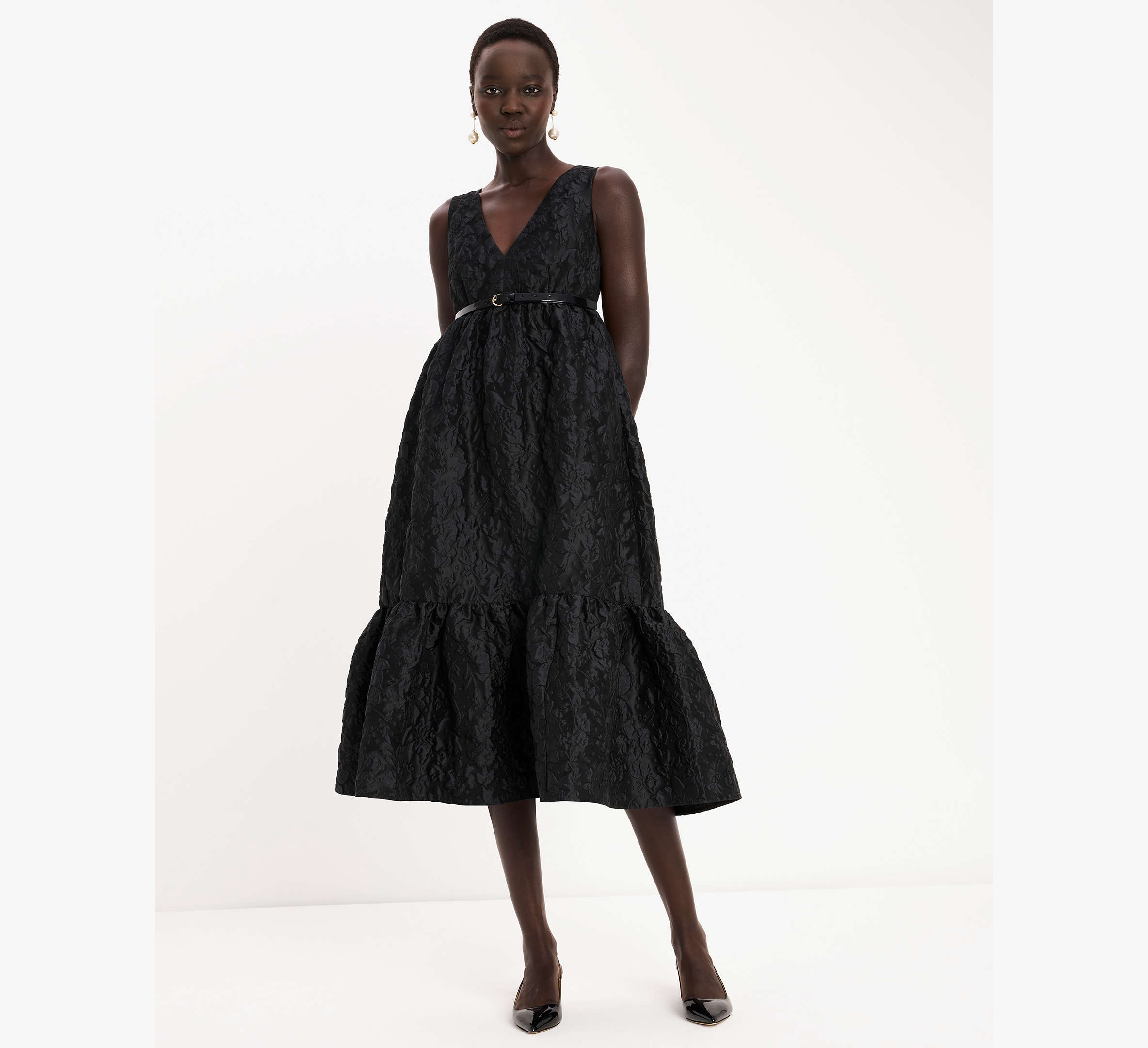 Fall Garden Midi Dress