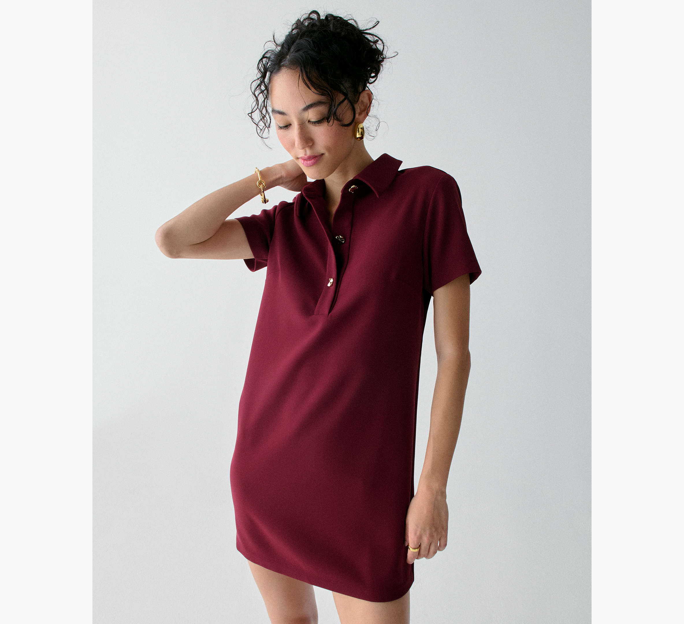 Polo Mini Shift Dress