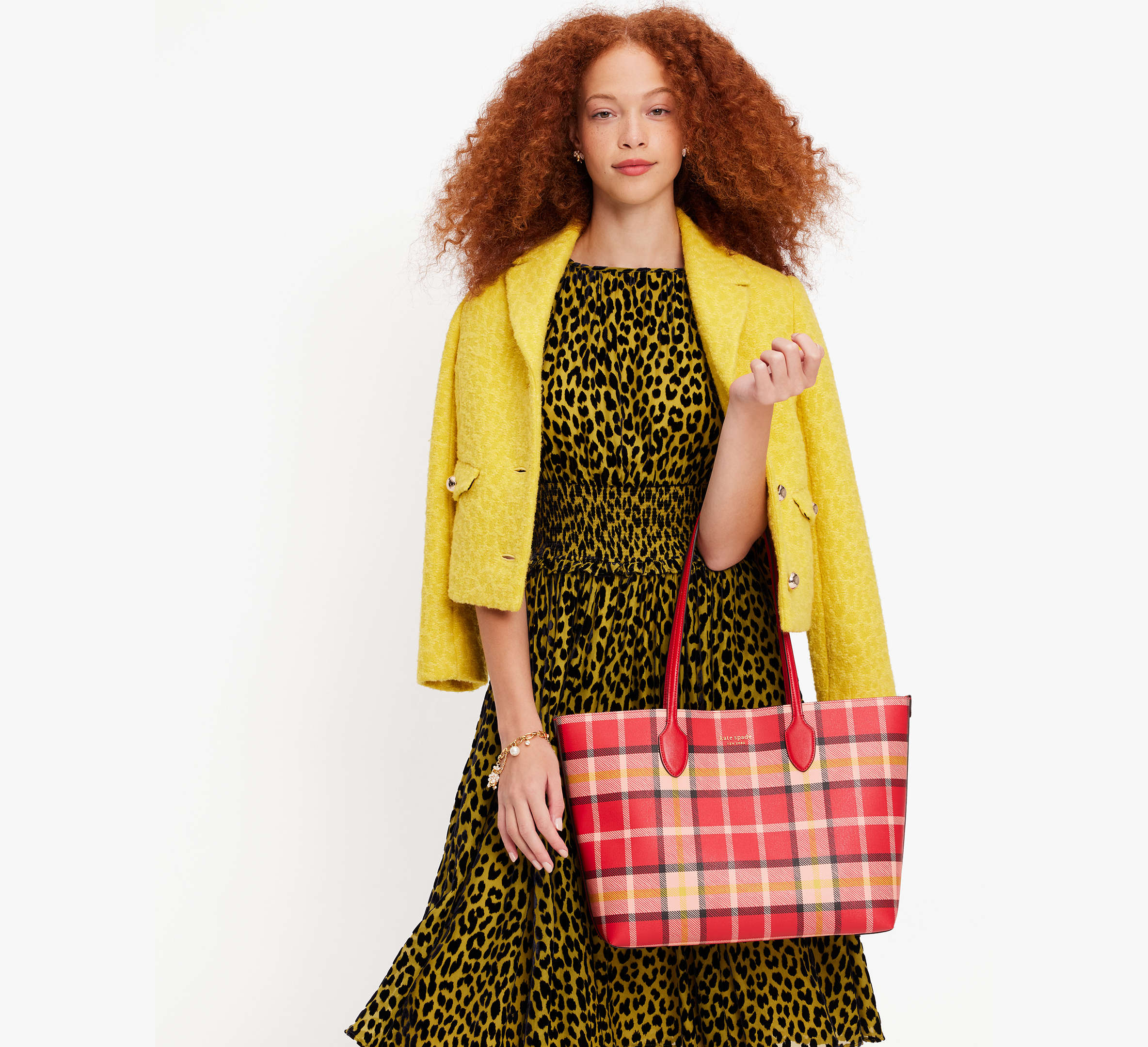 Bleecker Museum Plaid Large Tote