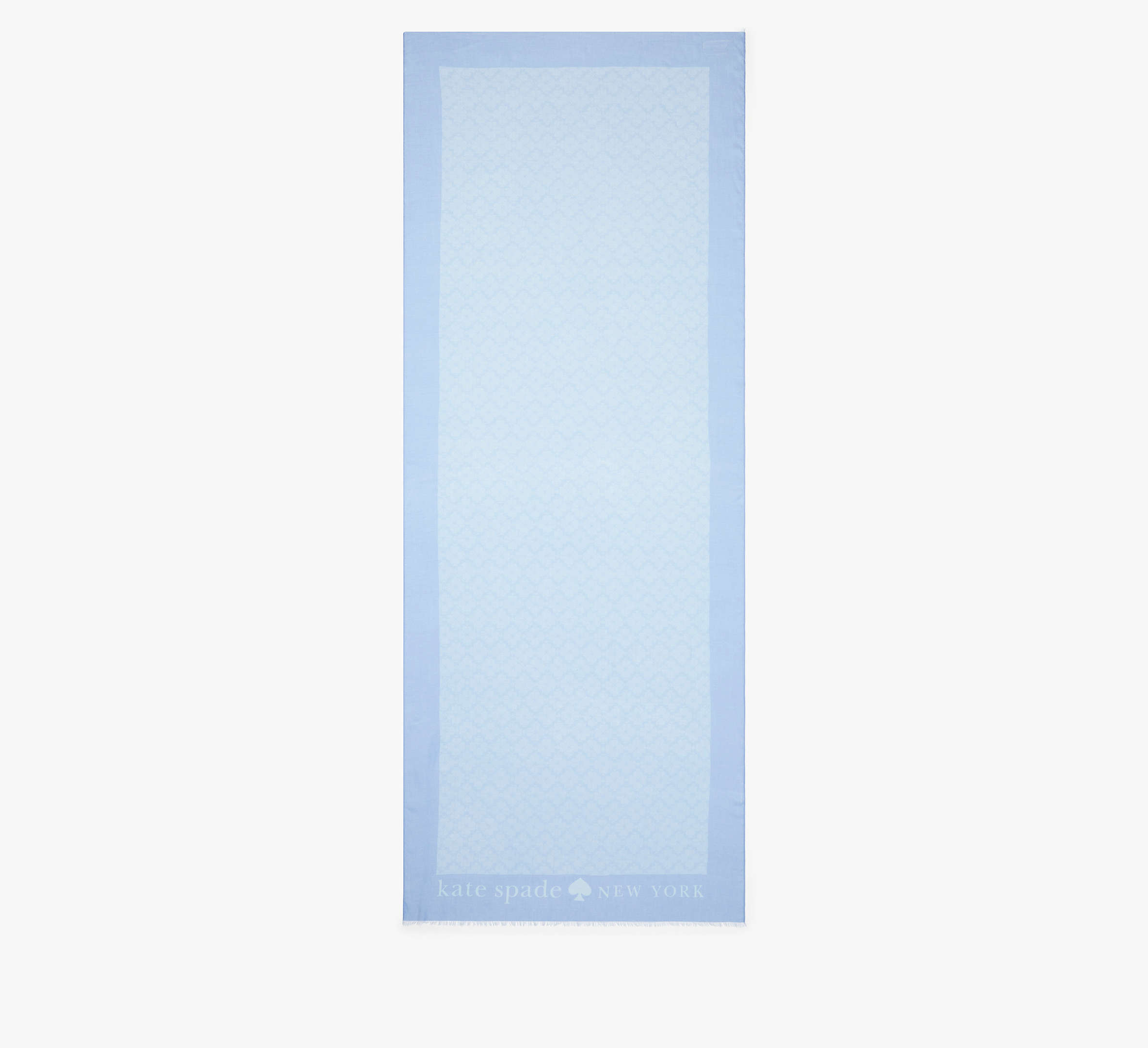 Spade Flower Oblong Scarf