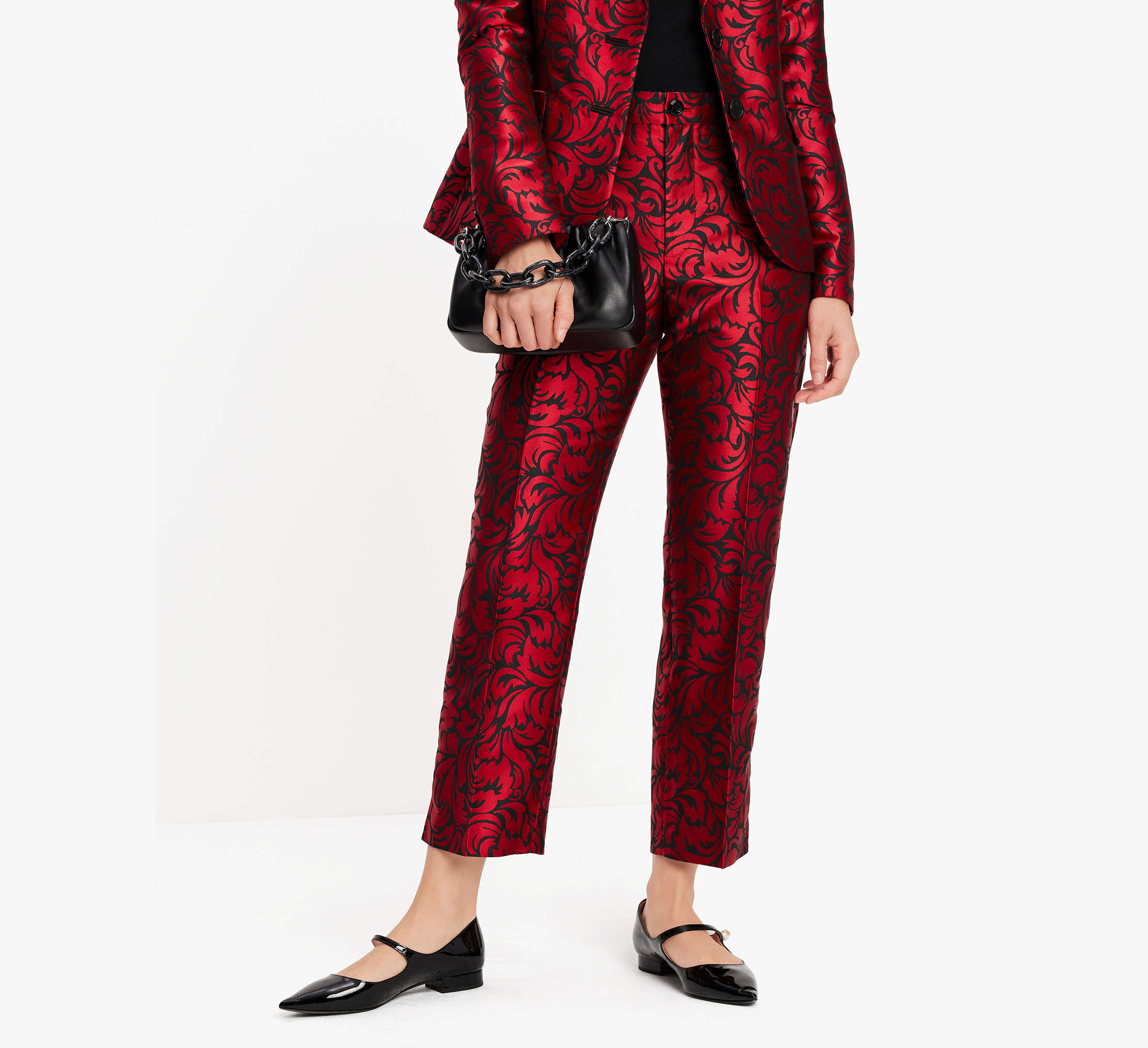 Flourish Swirl Brocade Pants