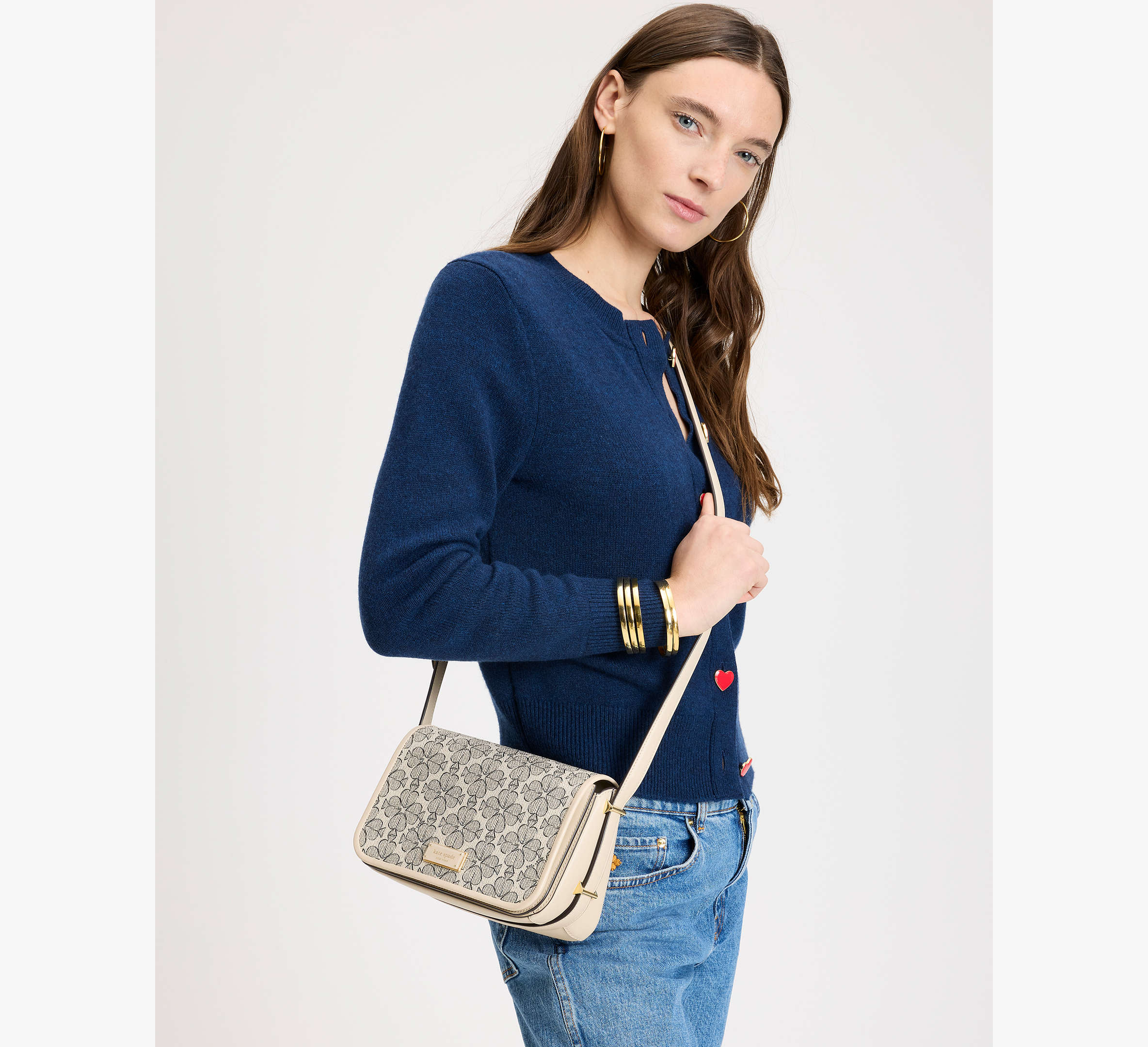 Liv Spade Flower Crossbody Bag