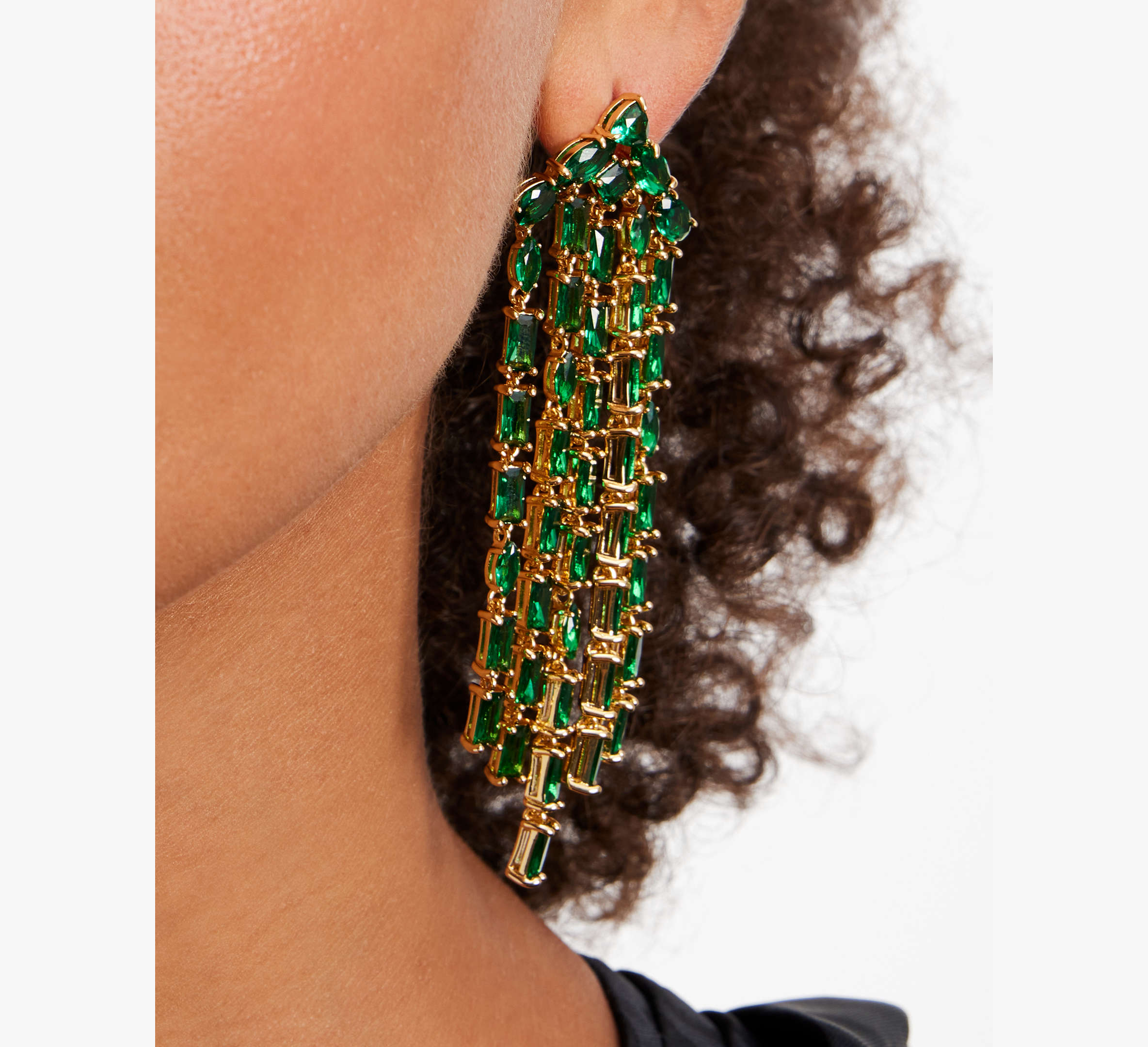 Showtime Fringe Statement Earrings