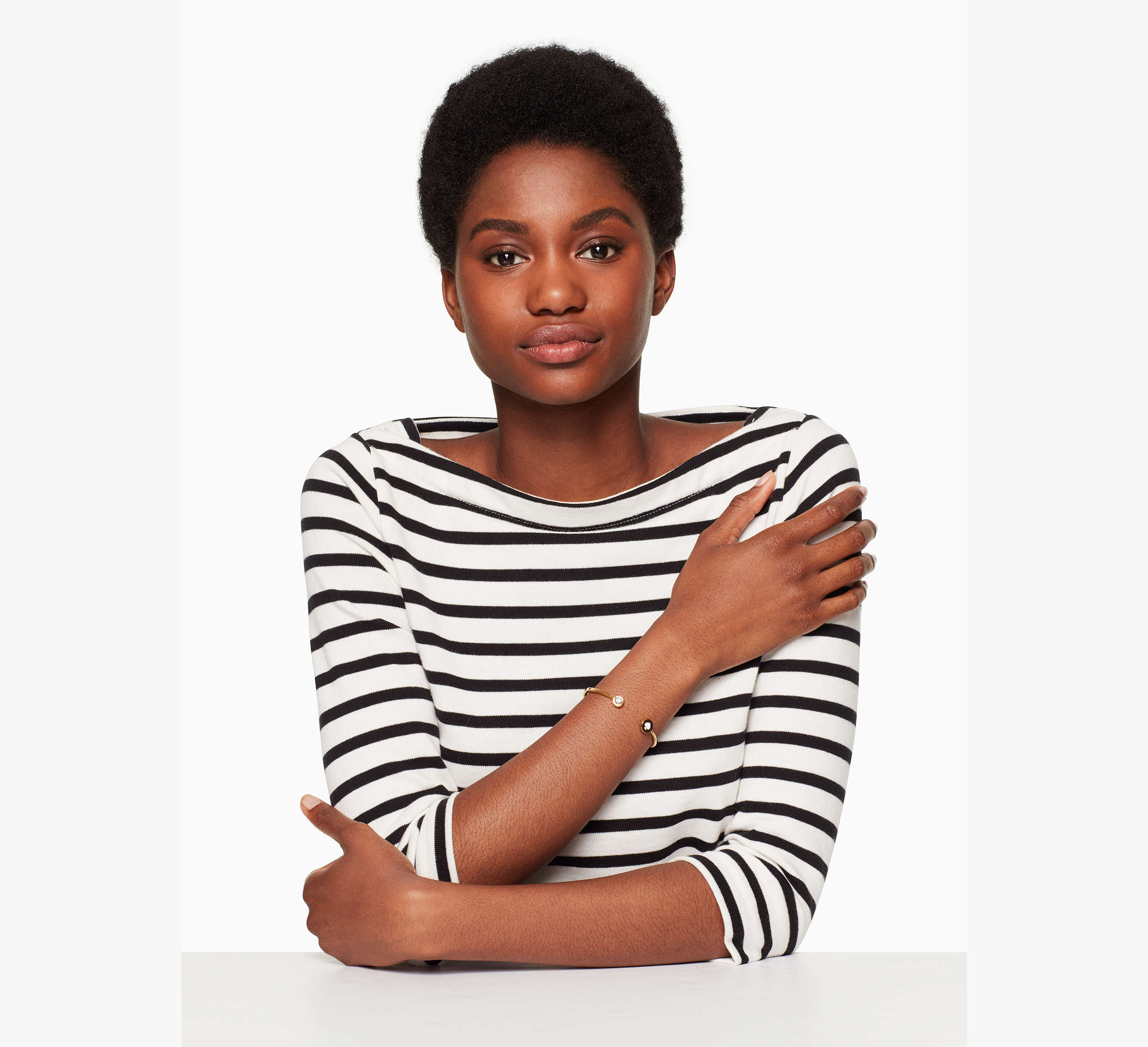 Spot The Spade Open Hinge Bangle