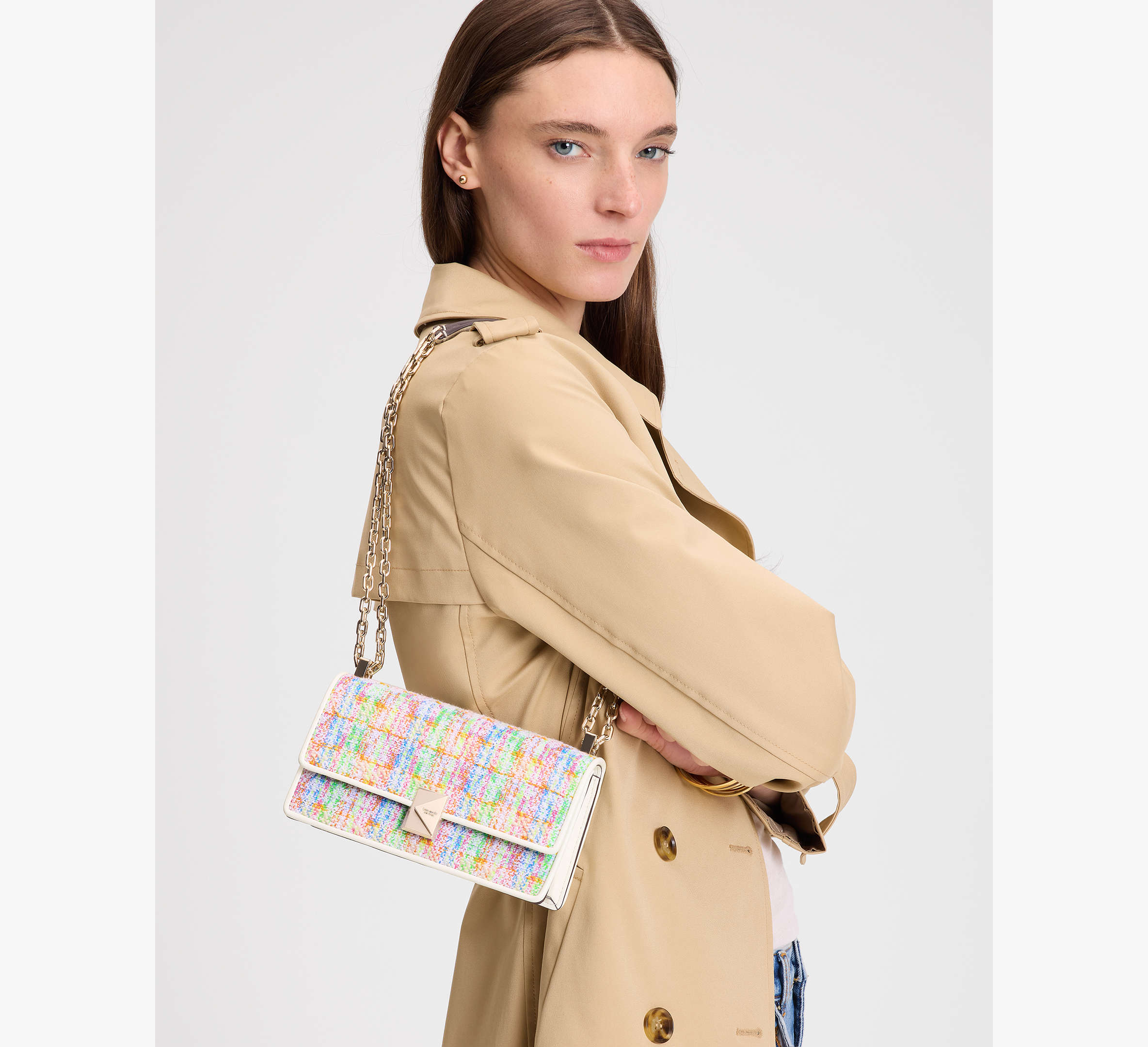 Deco Tweed Mini Crossbody