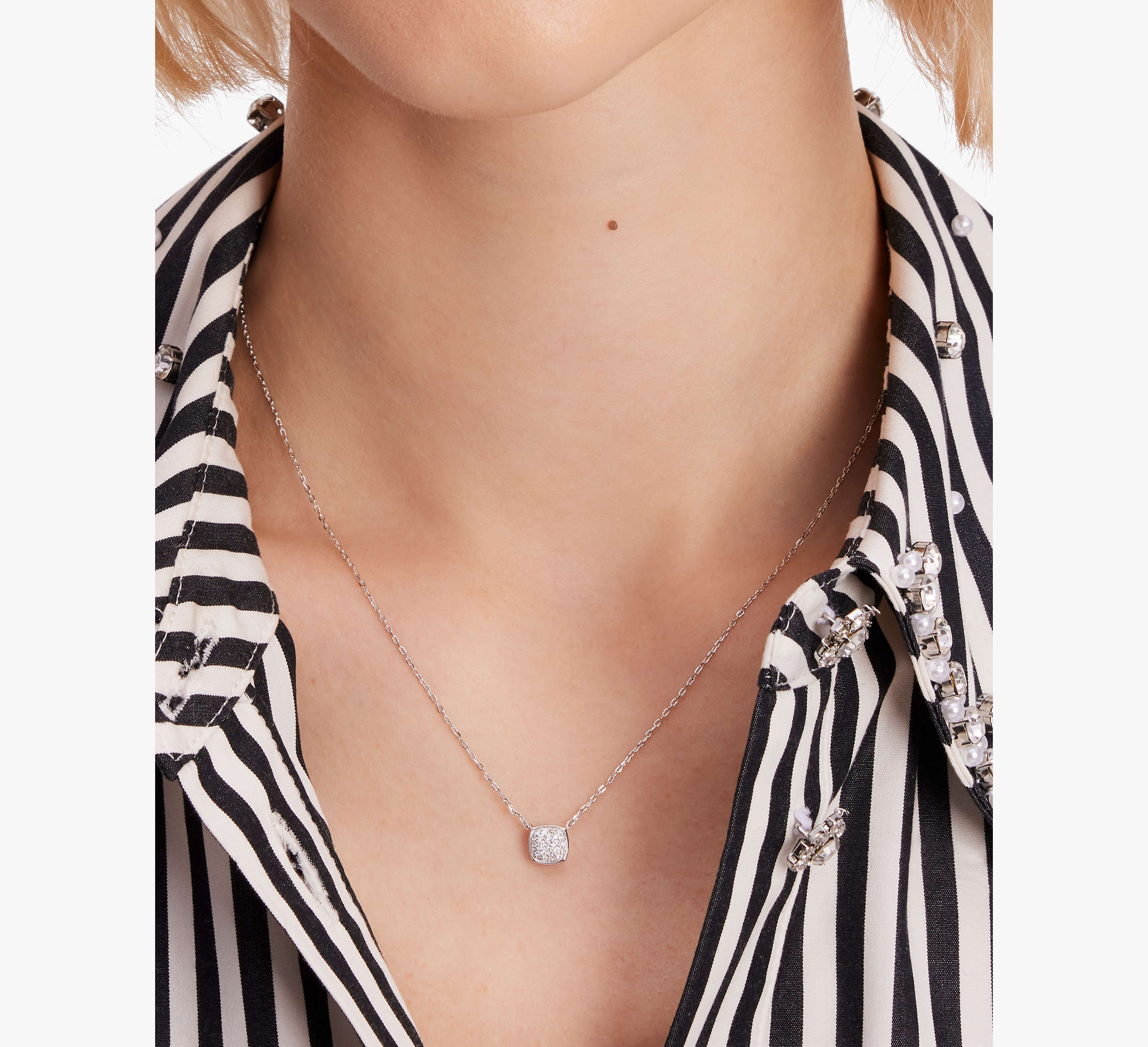 Kate Spade Fine Time To Shine Pavé Diamond Pendant