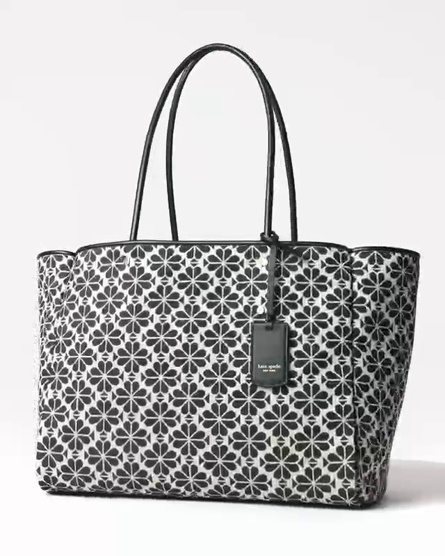 Kate Spade Spade Flower Jacquard Large Everything Tote