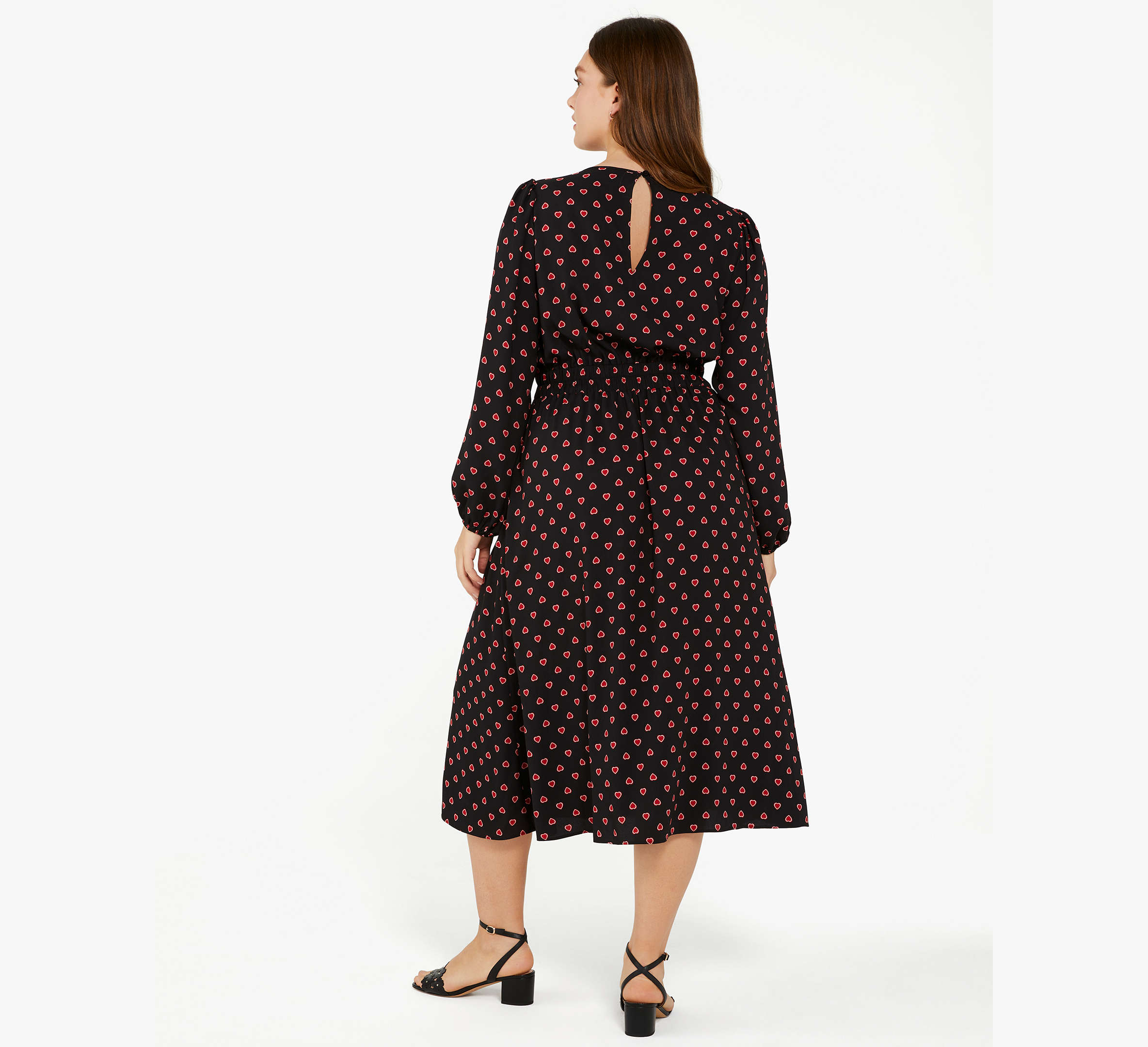 Heartfelt Geo Midi Dress