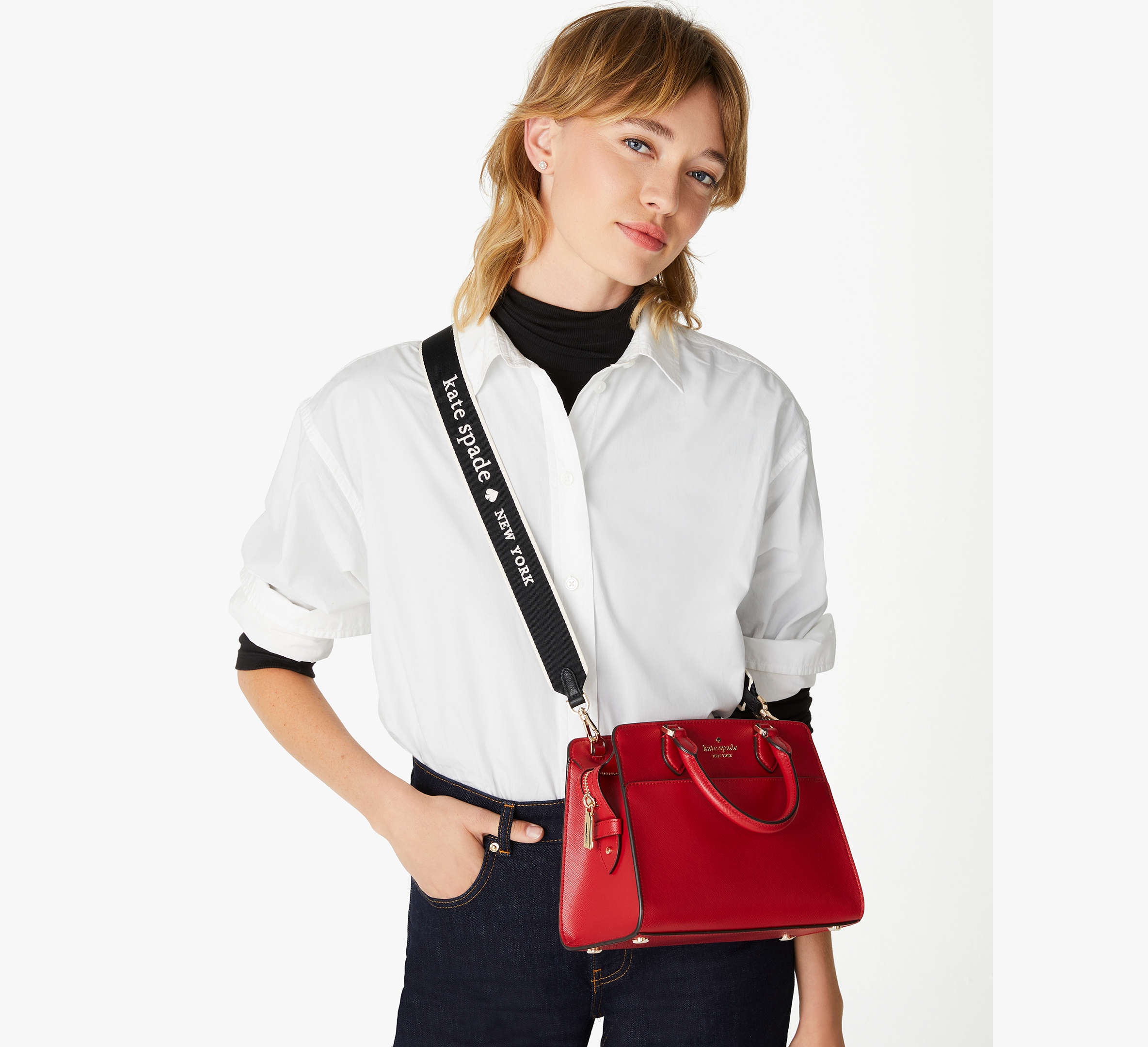 Logo Webbing Bag Strap