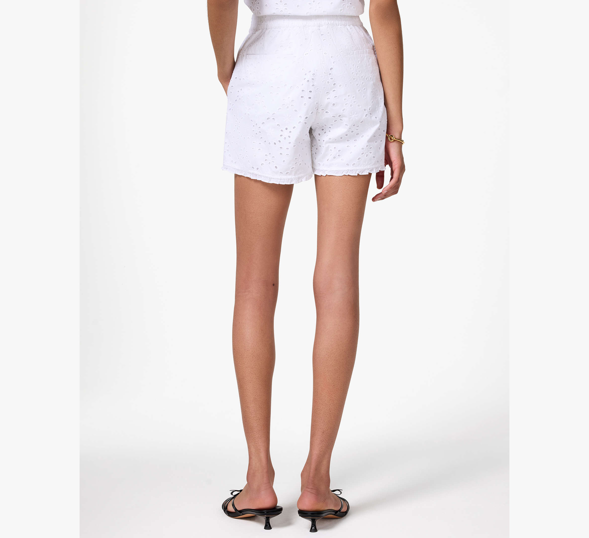 Floral Eyelet Shorts