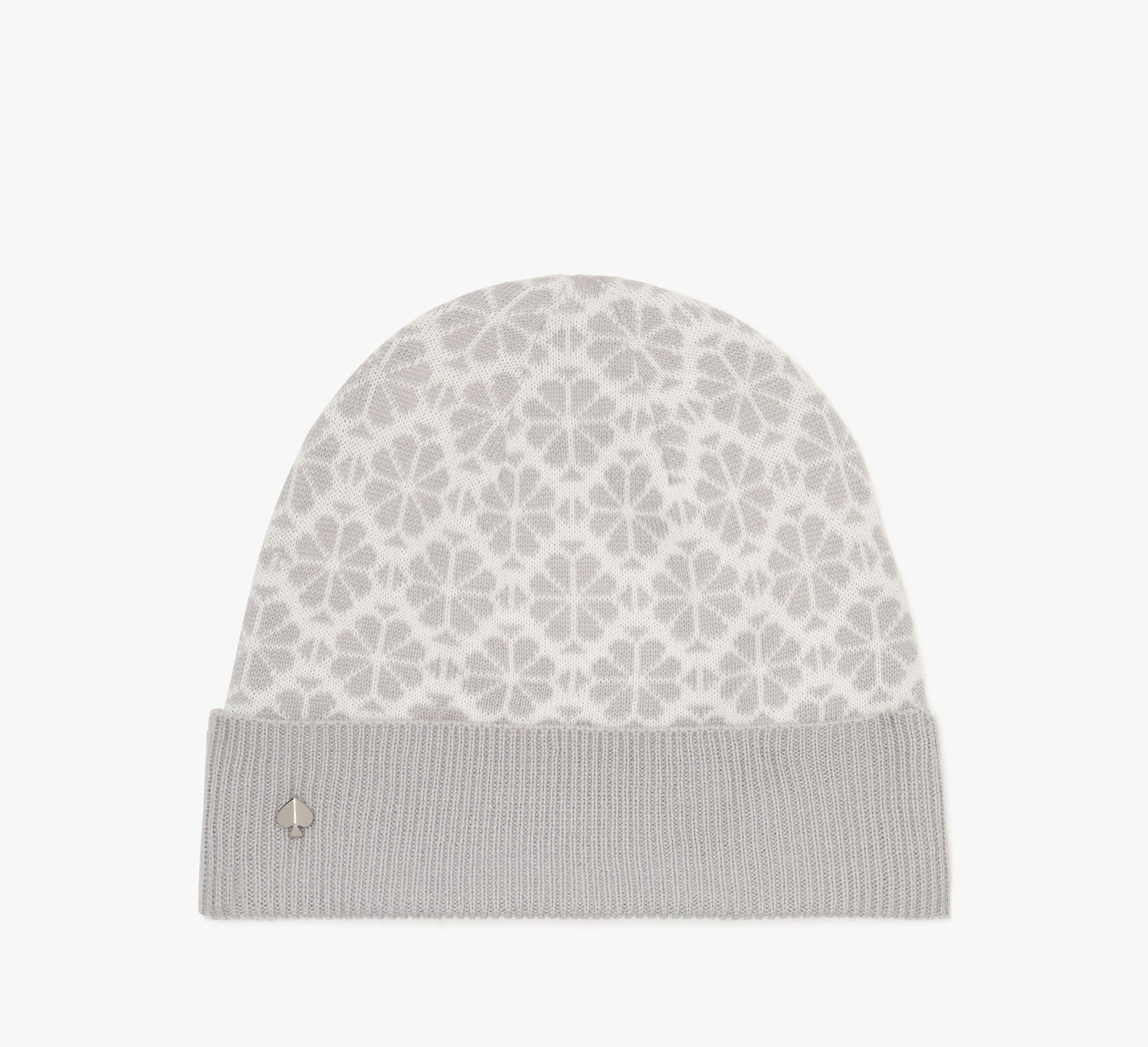 Spade Flower Cuff Beanie