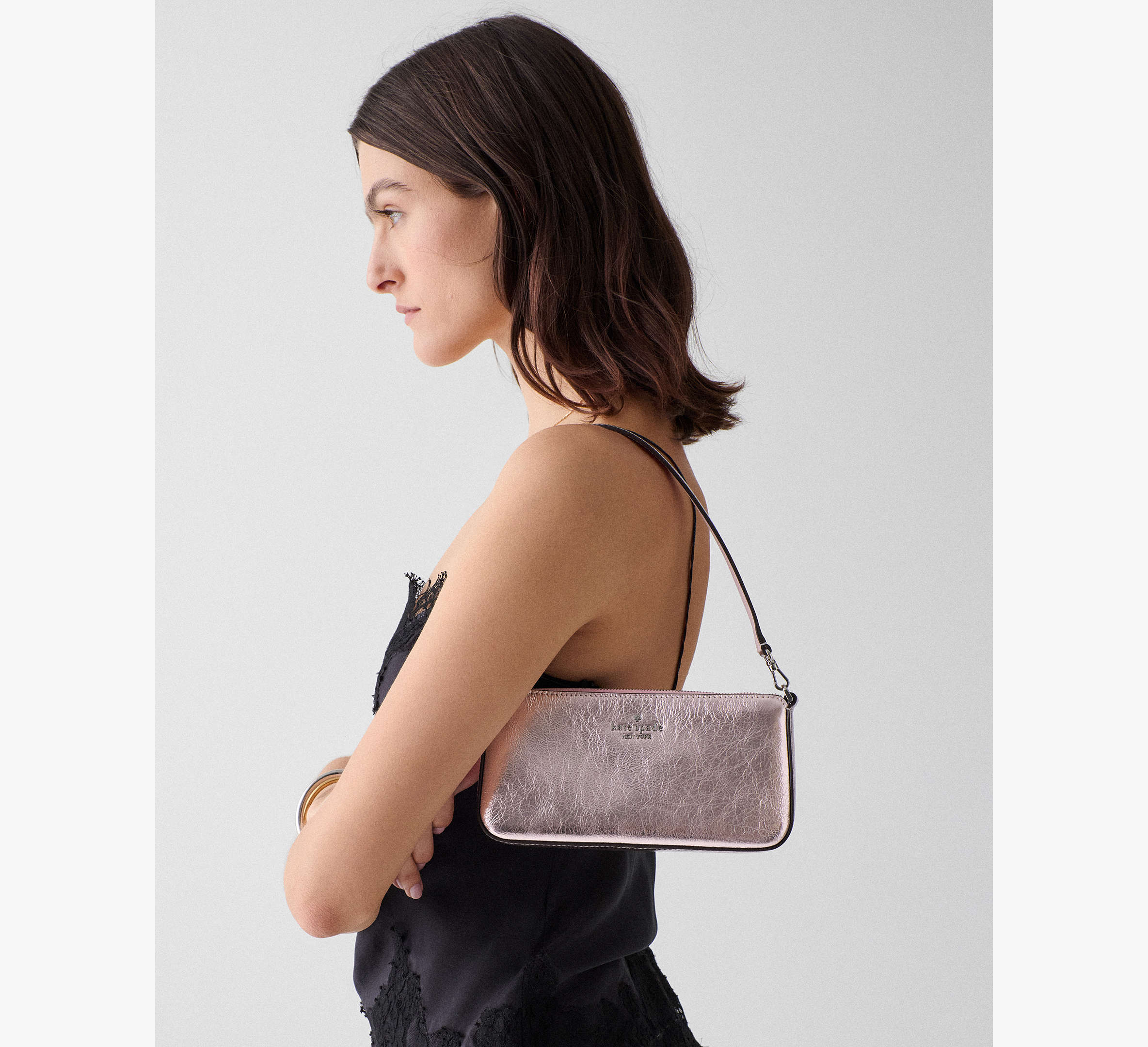 Gemini Metallic Convertible Wristlet