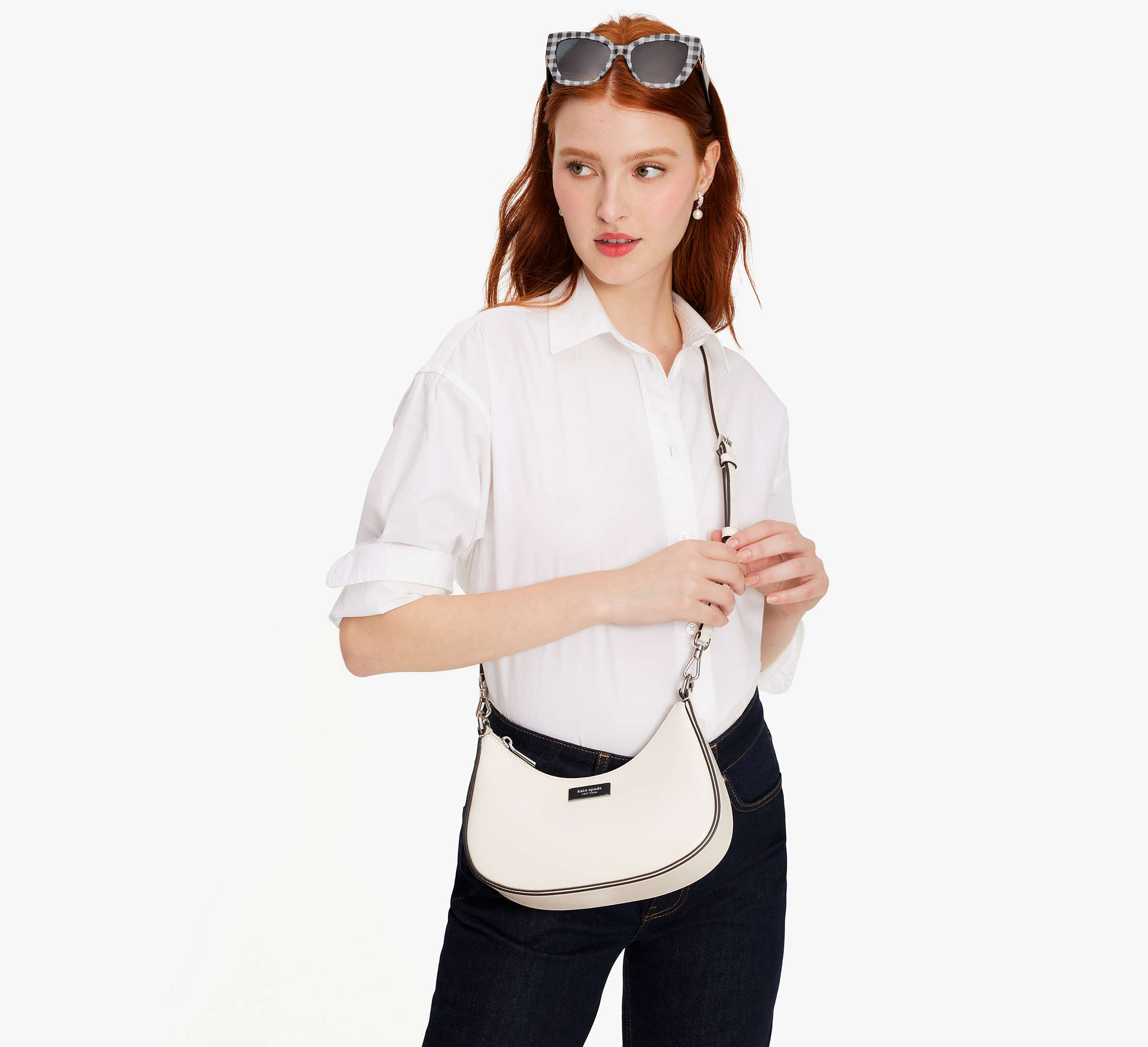 Sam Icon Shiny Small Convertible Crossbody