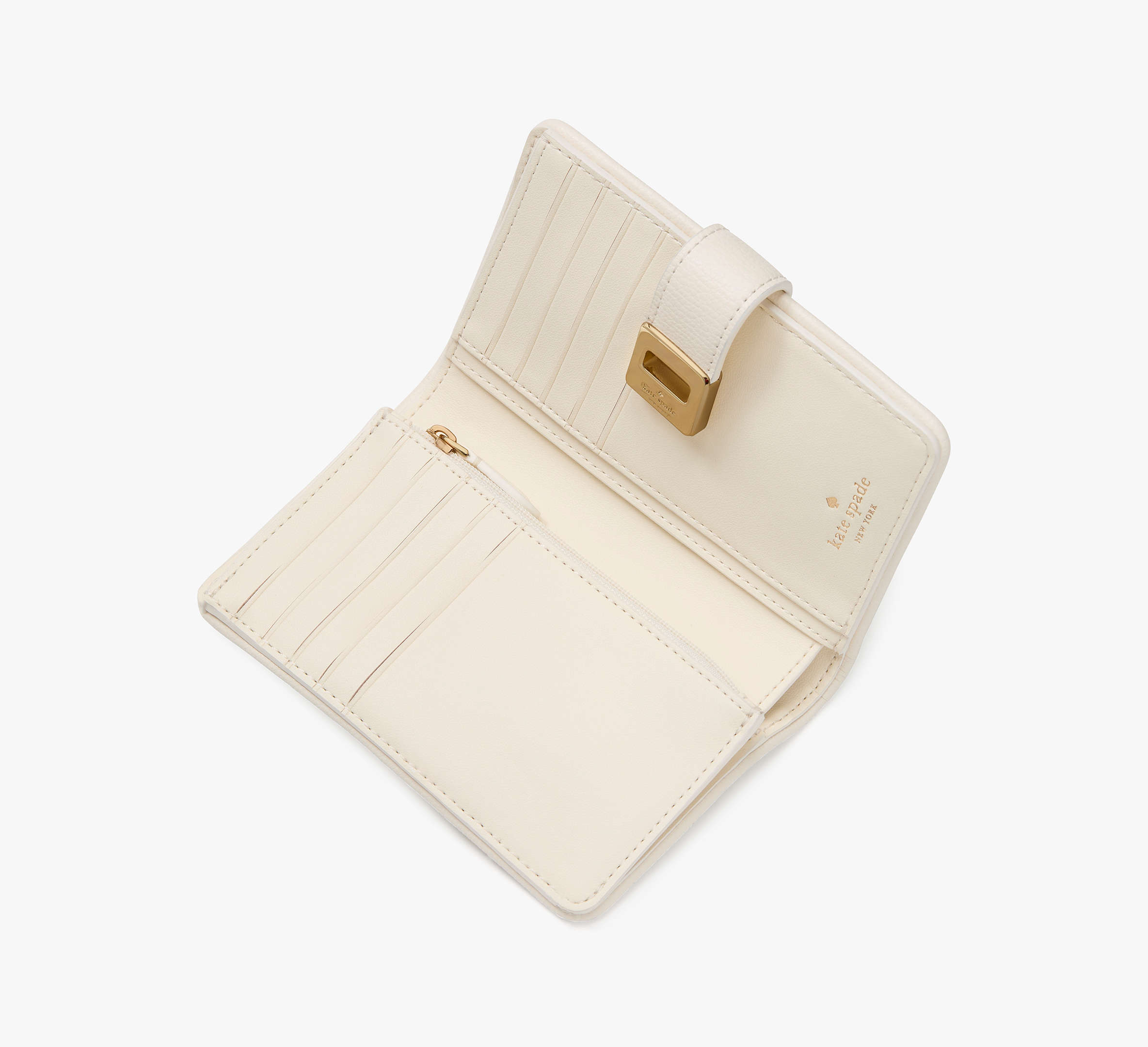 Phoebe Straw Turnlock Medium Wallet