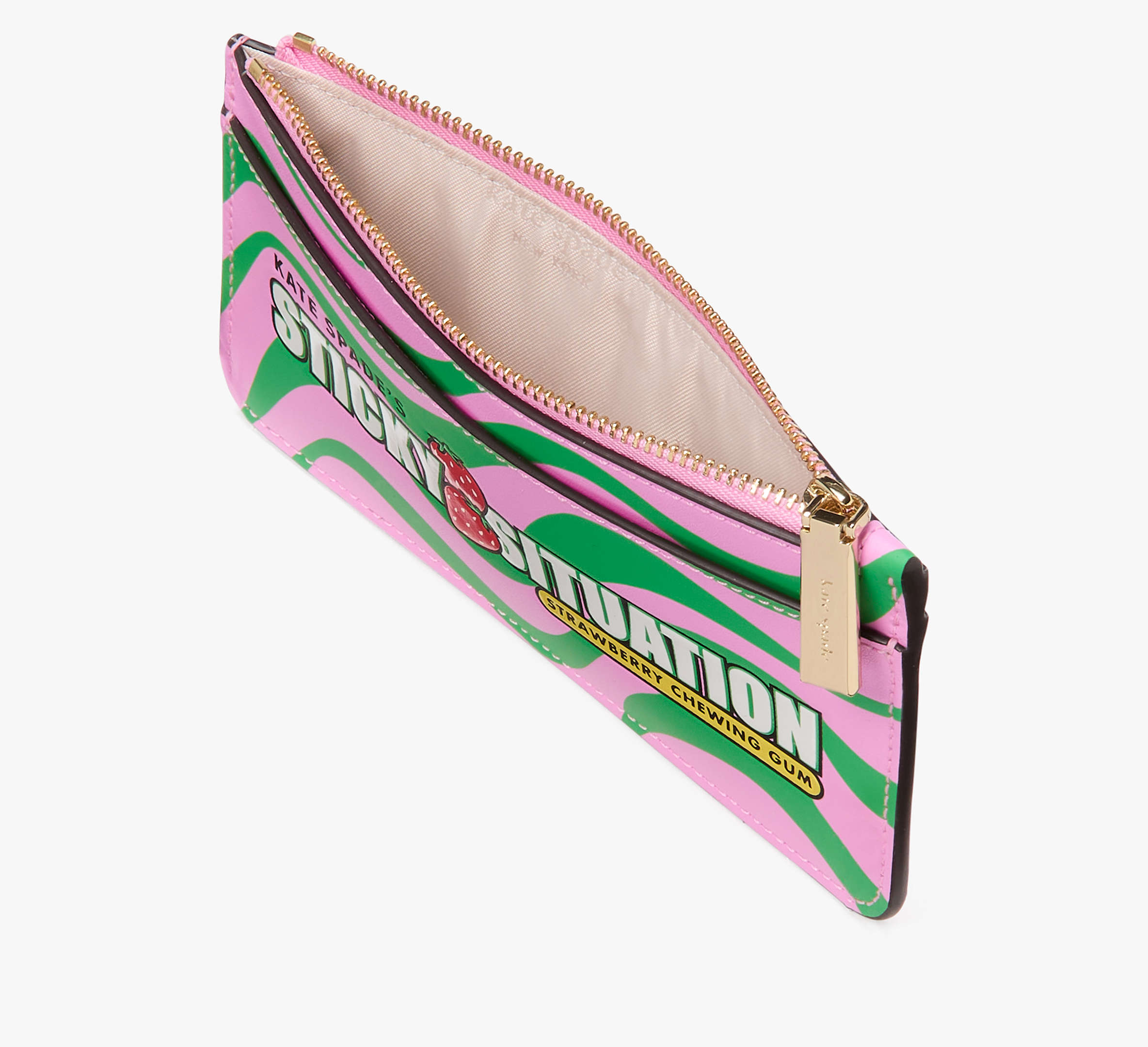 Bubble Gum Large Slim Card Holder