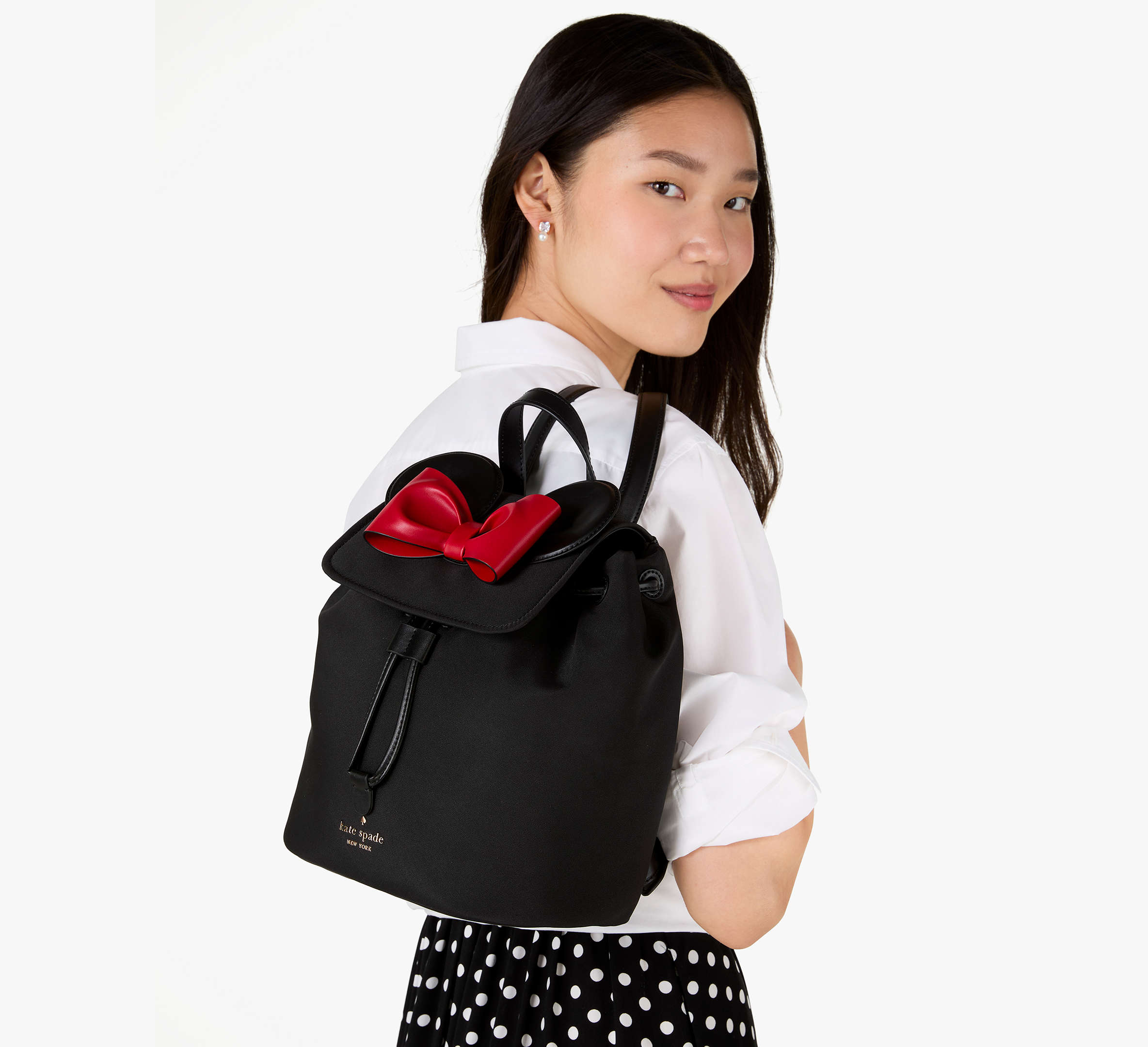 Disney X Kate Spade New York Minnie 3d Flap Backpack