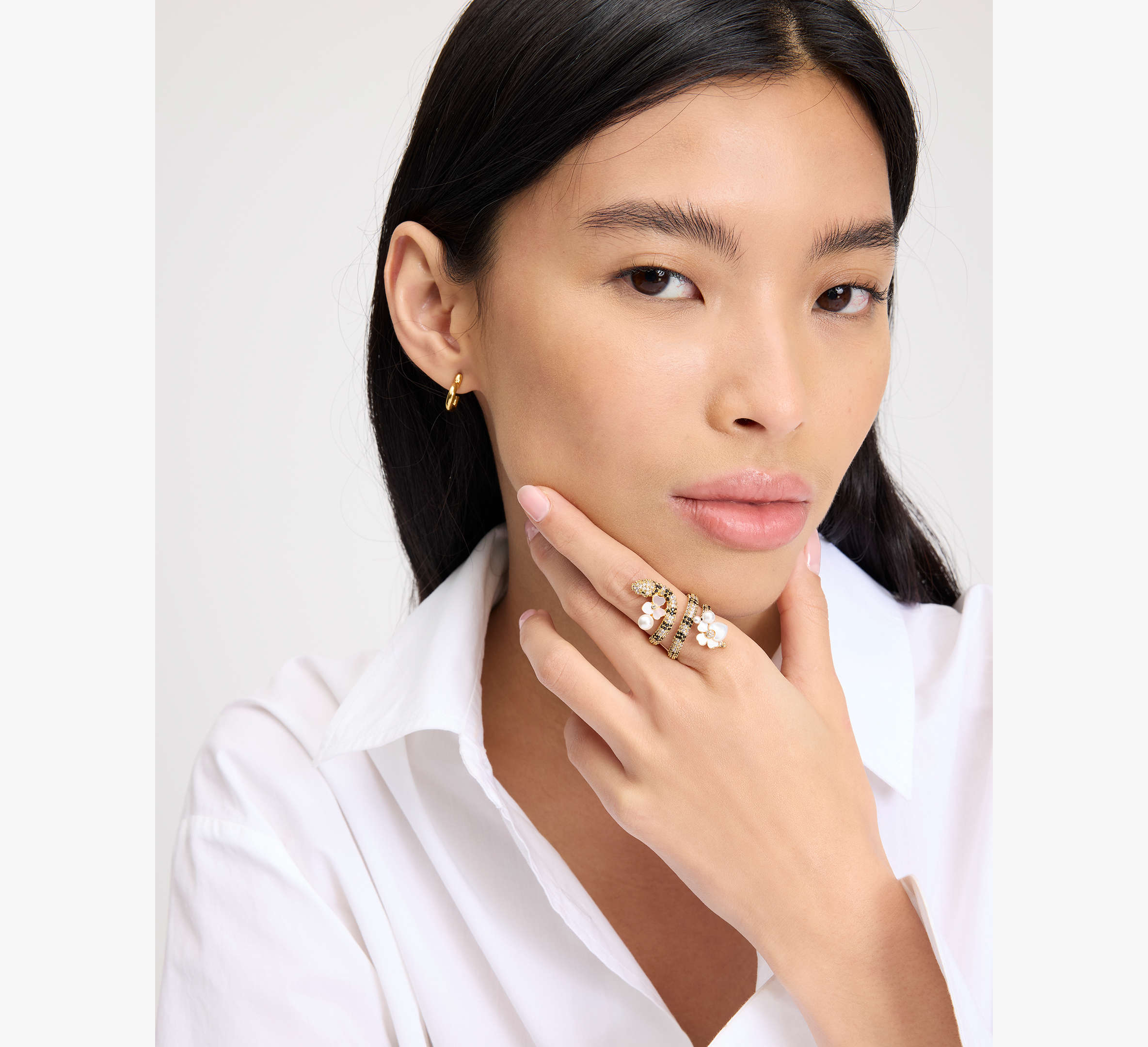 Shining Snake Statement Wrap Ring