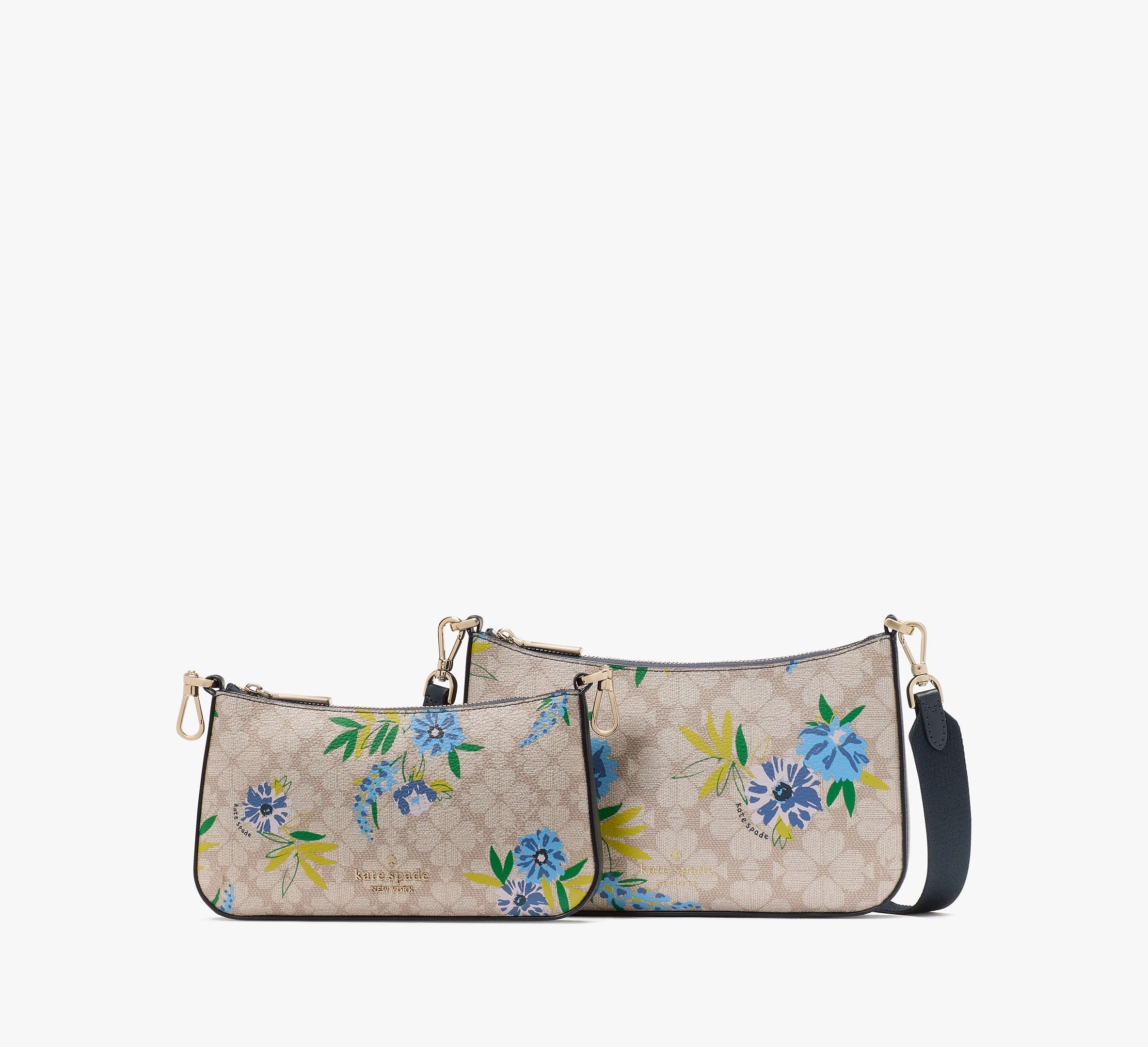Kate Spade Duet Quilted Fabric Small Crossbody