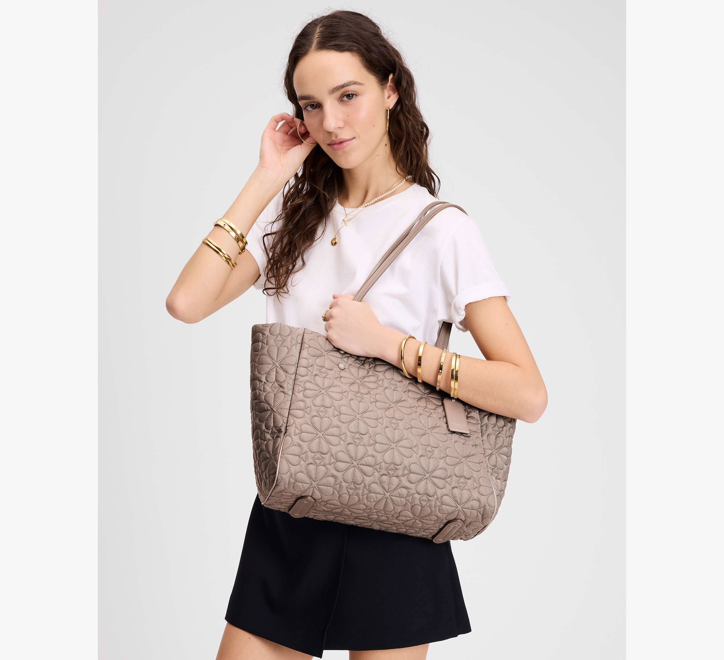 Tilly Quilted Medium Tote Bag