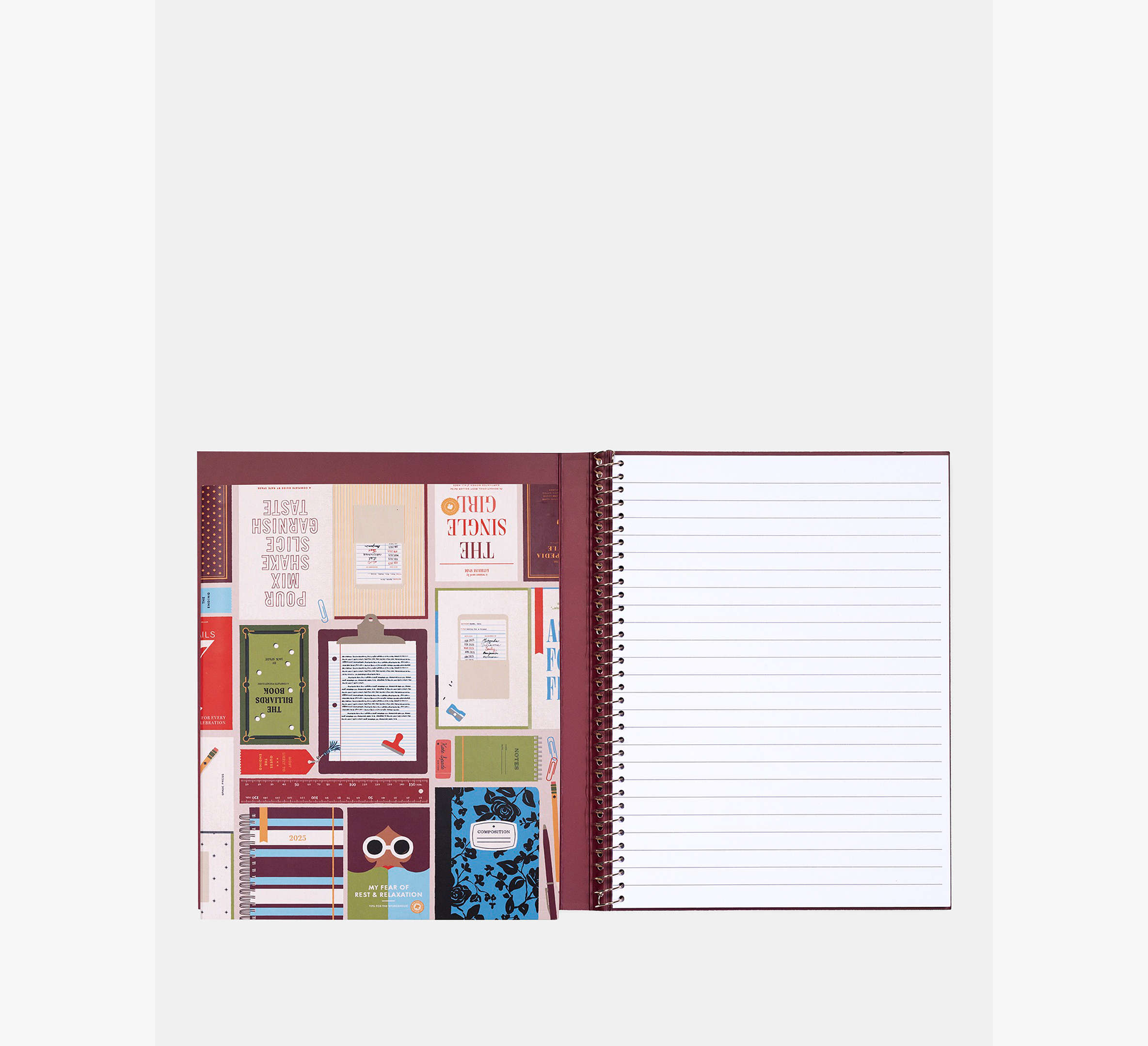 Book Club Concealed Spiral Notebook