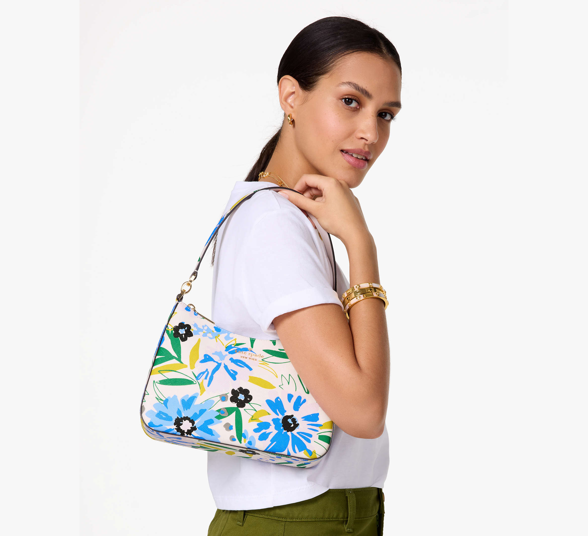 Margot Floral Convertible Shoulder Bag
