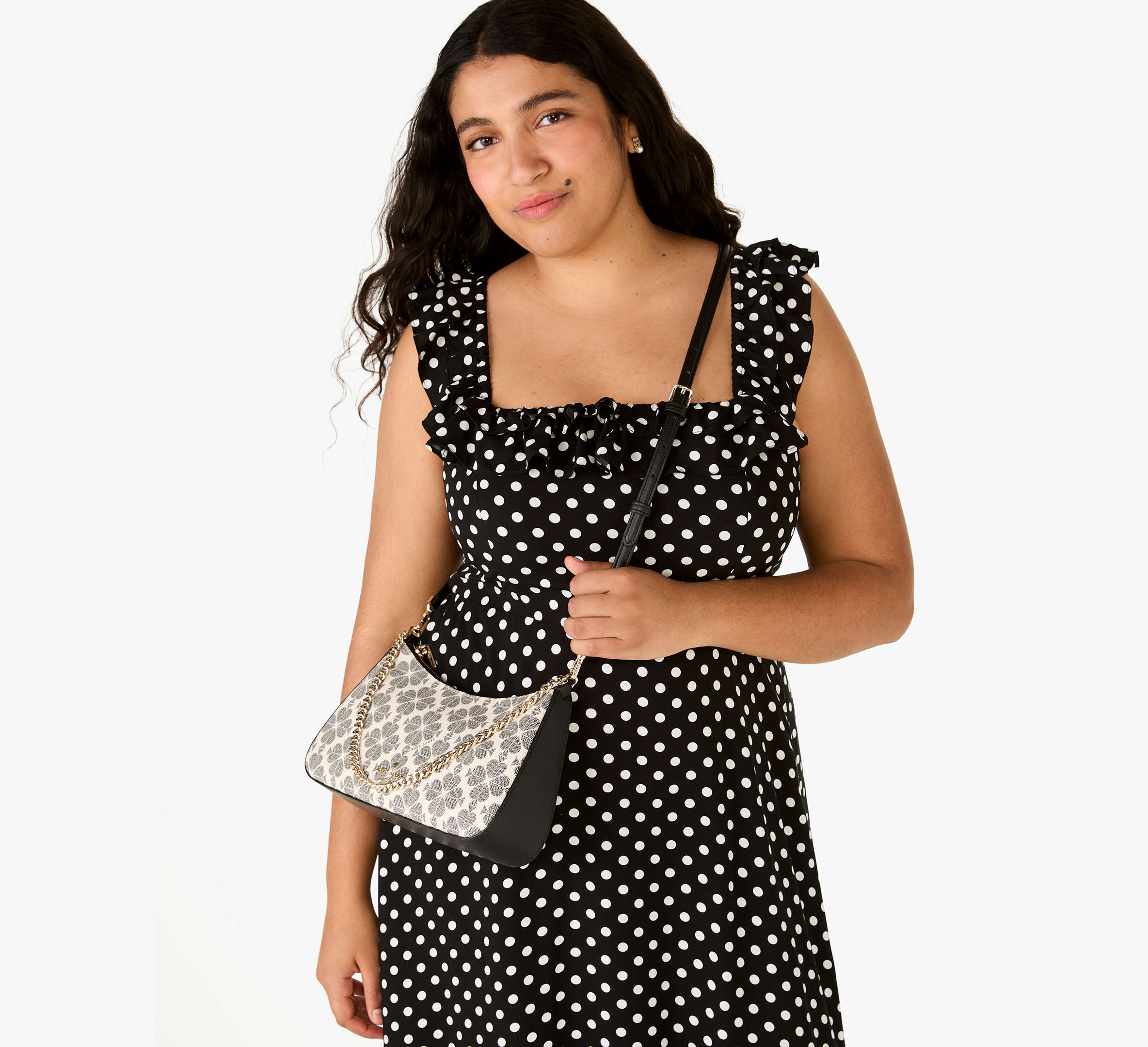 Signature Spade Flower Medium Convertible Crossbody