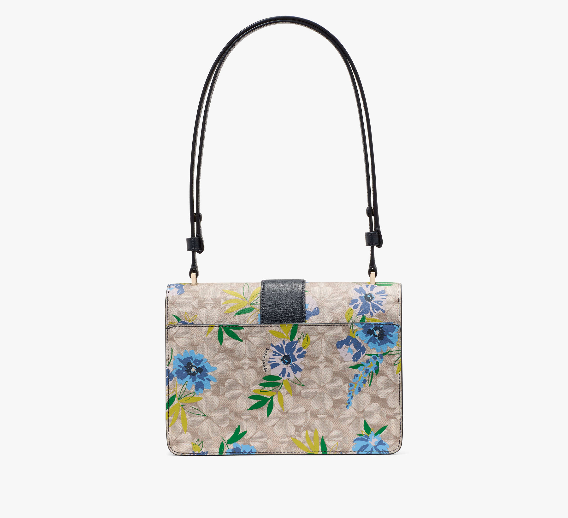 Spade Flower Floral Small Flap Shoulder Bag