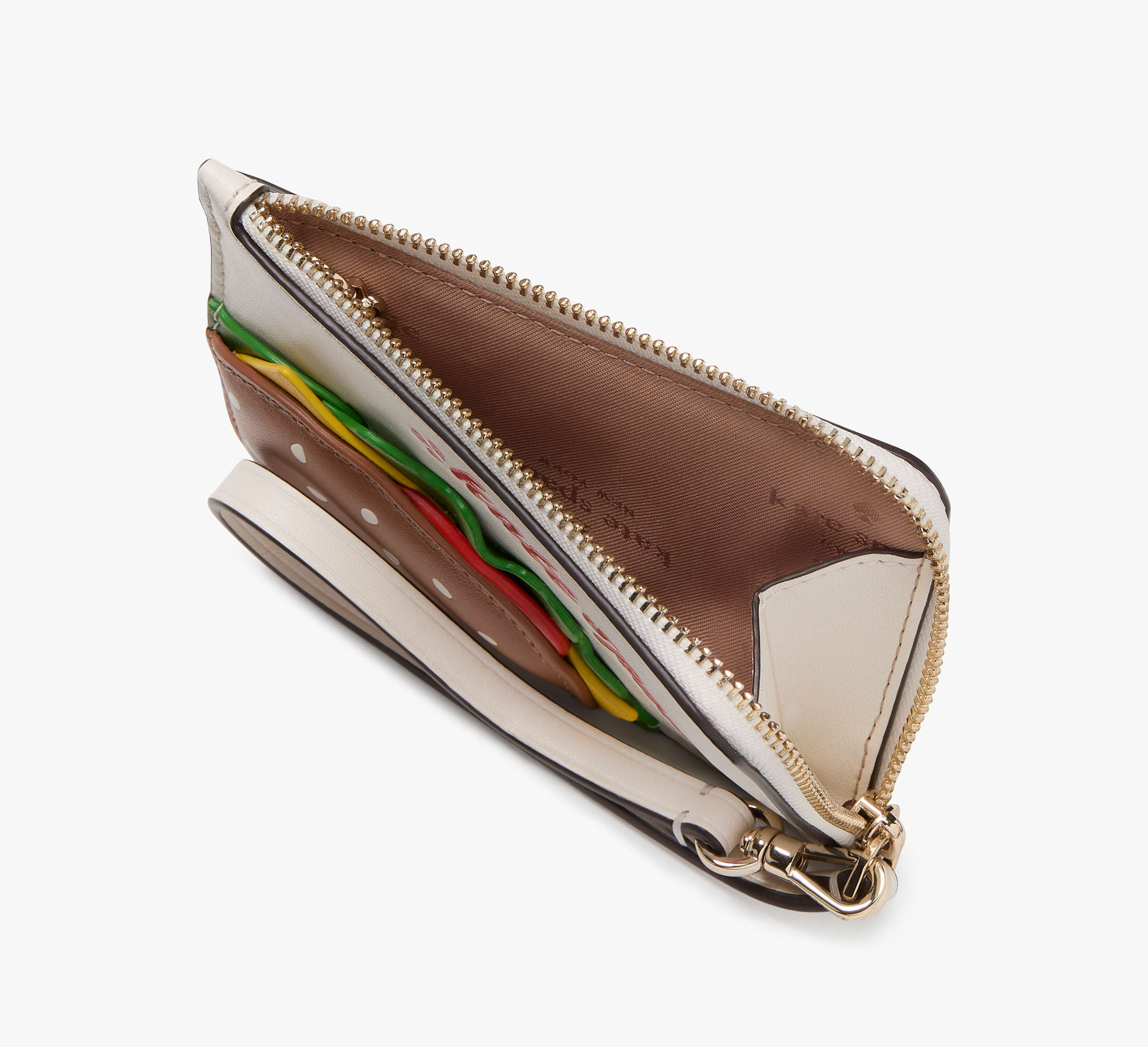 Snack Bar Burger Card Holder Wristlet