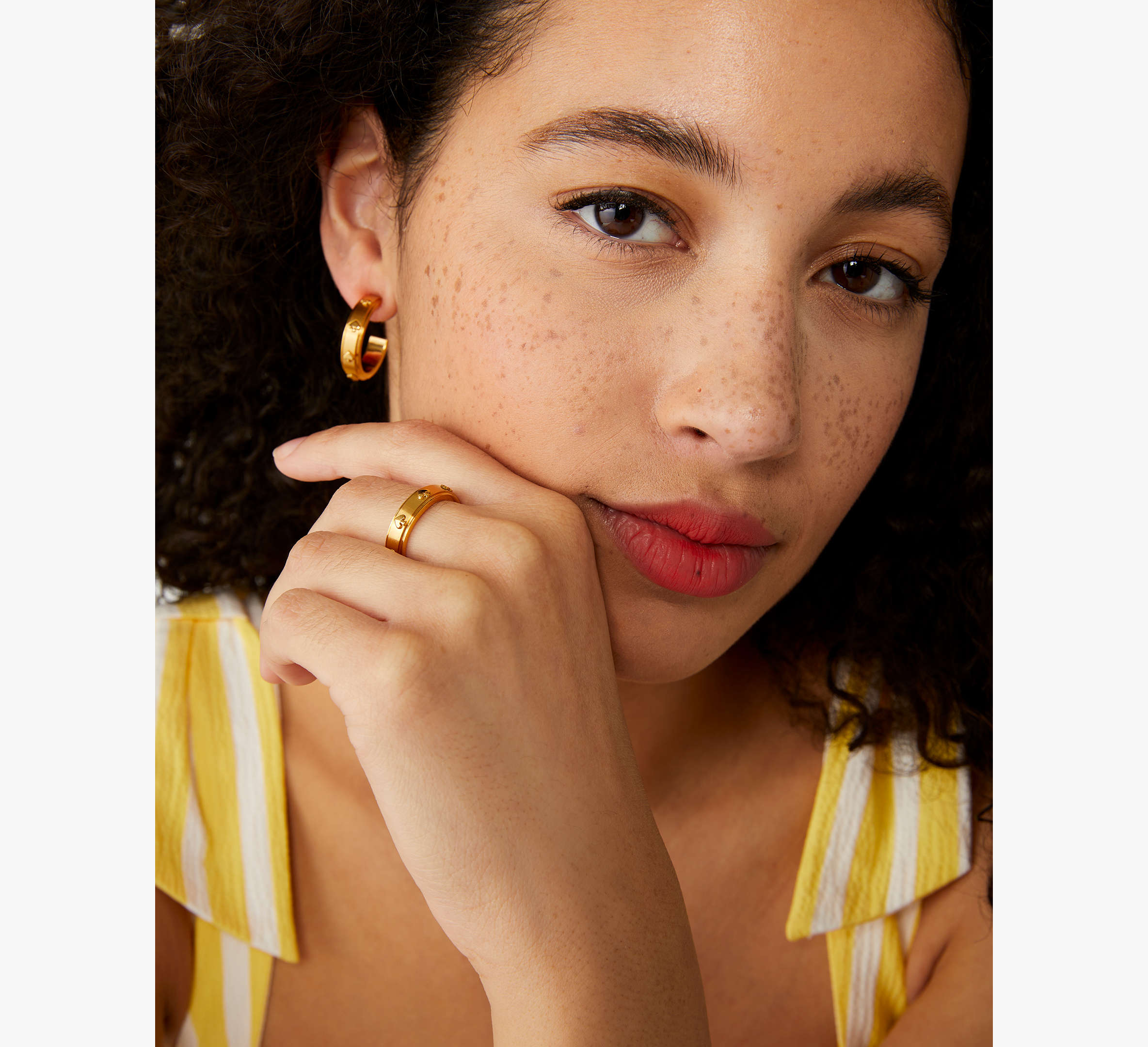 Spot The Spade Metal Ring