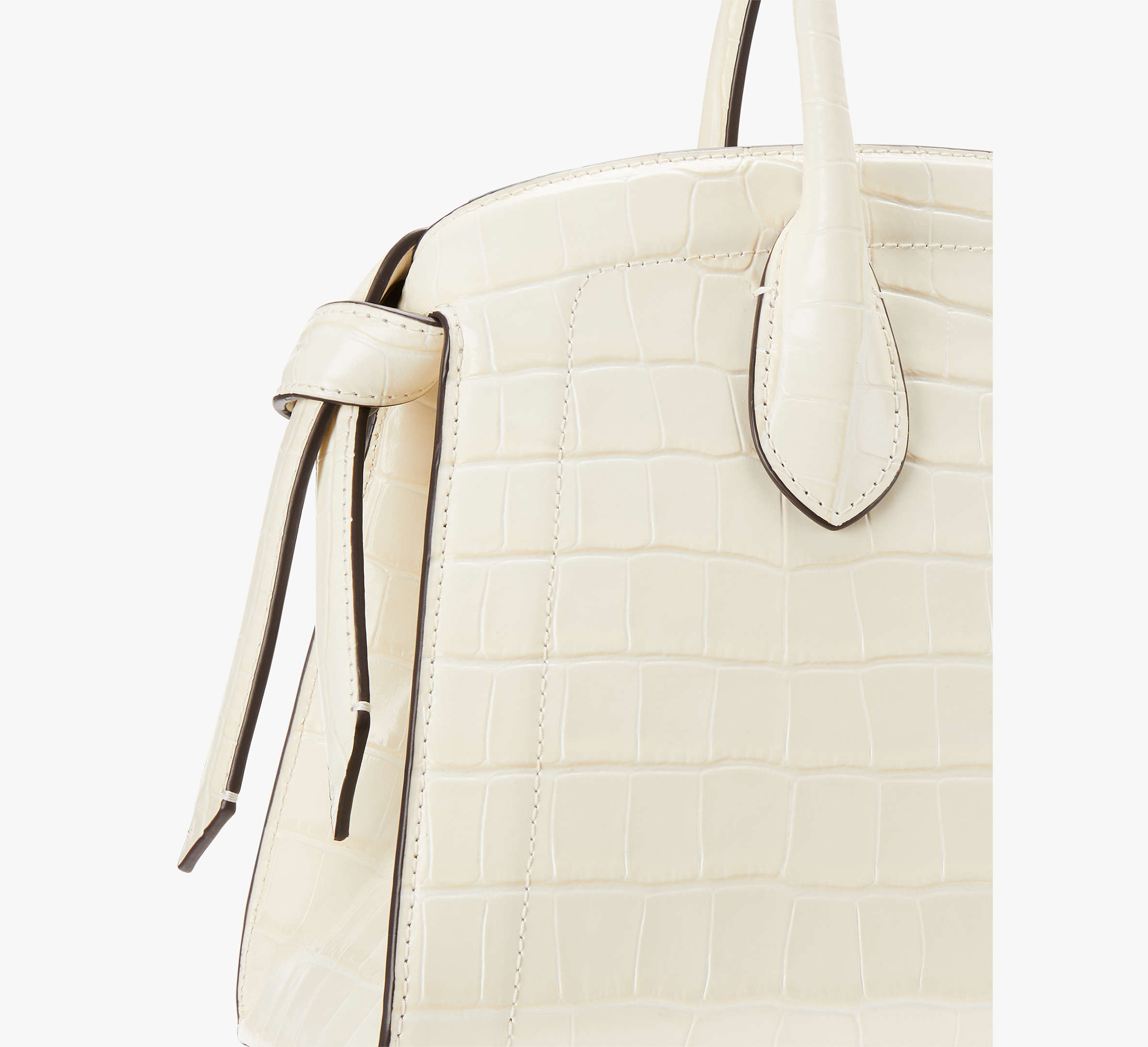 Kate Spade Knott Croc-embossed Medium Zip-top Satchel