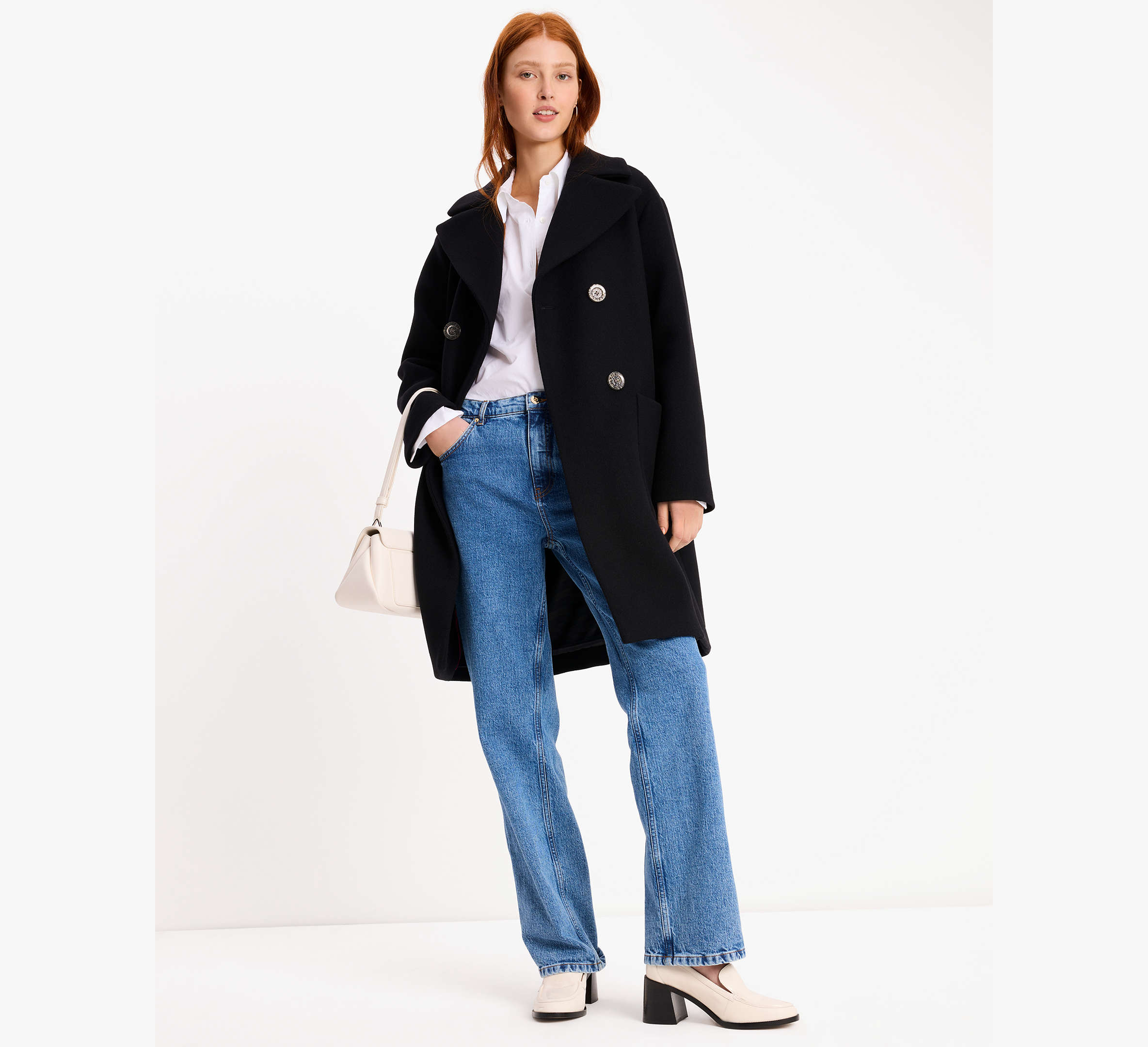 Double Breasted Wool Coat